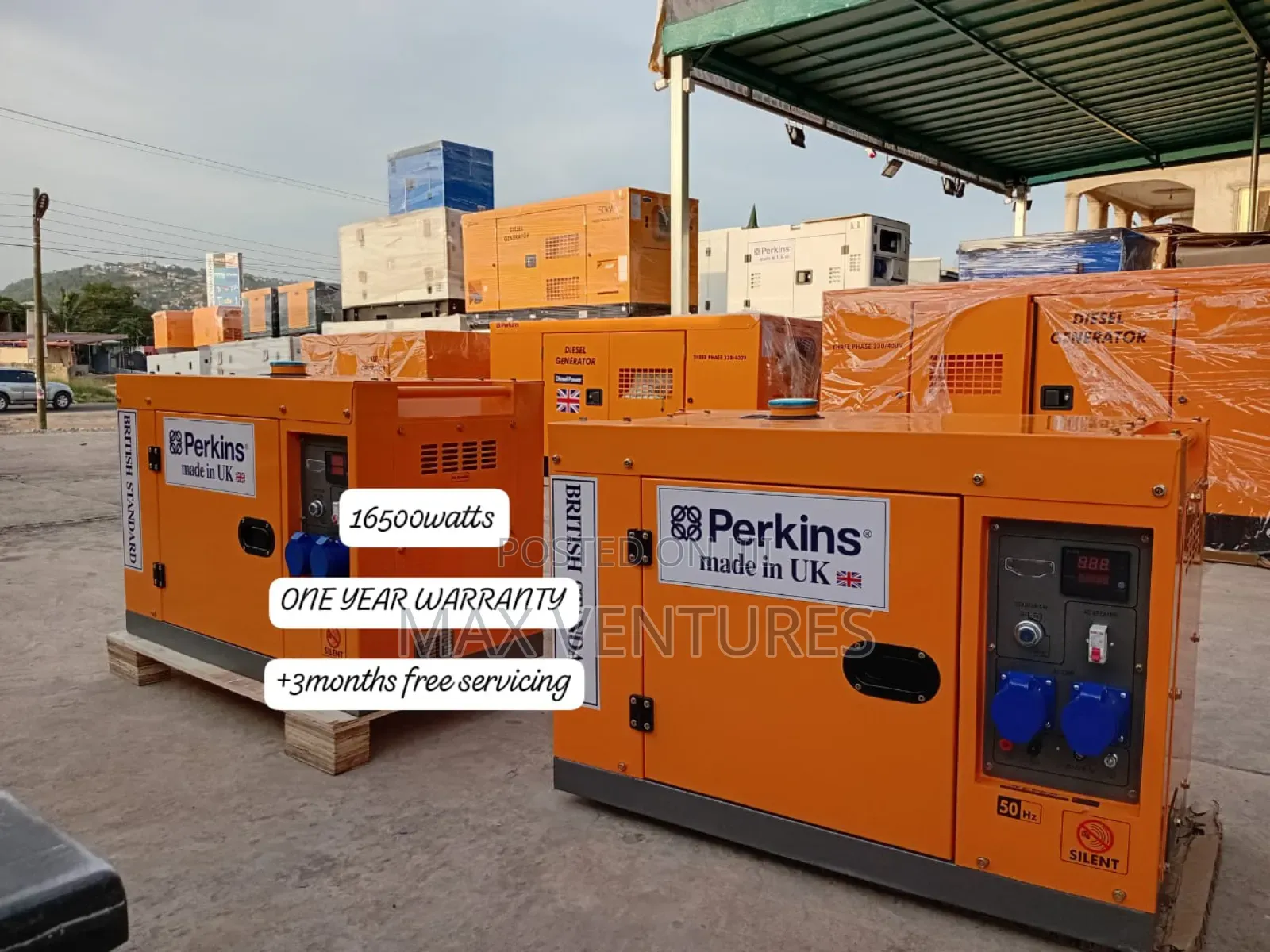 Perkins 15kva Diesel Solid Anchor Power Supply Backup