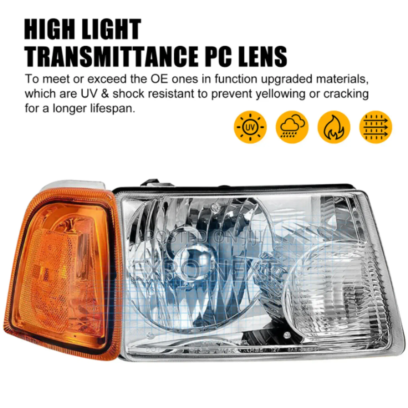 2001–2011 Ford Ranger Pair of Headlights
