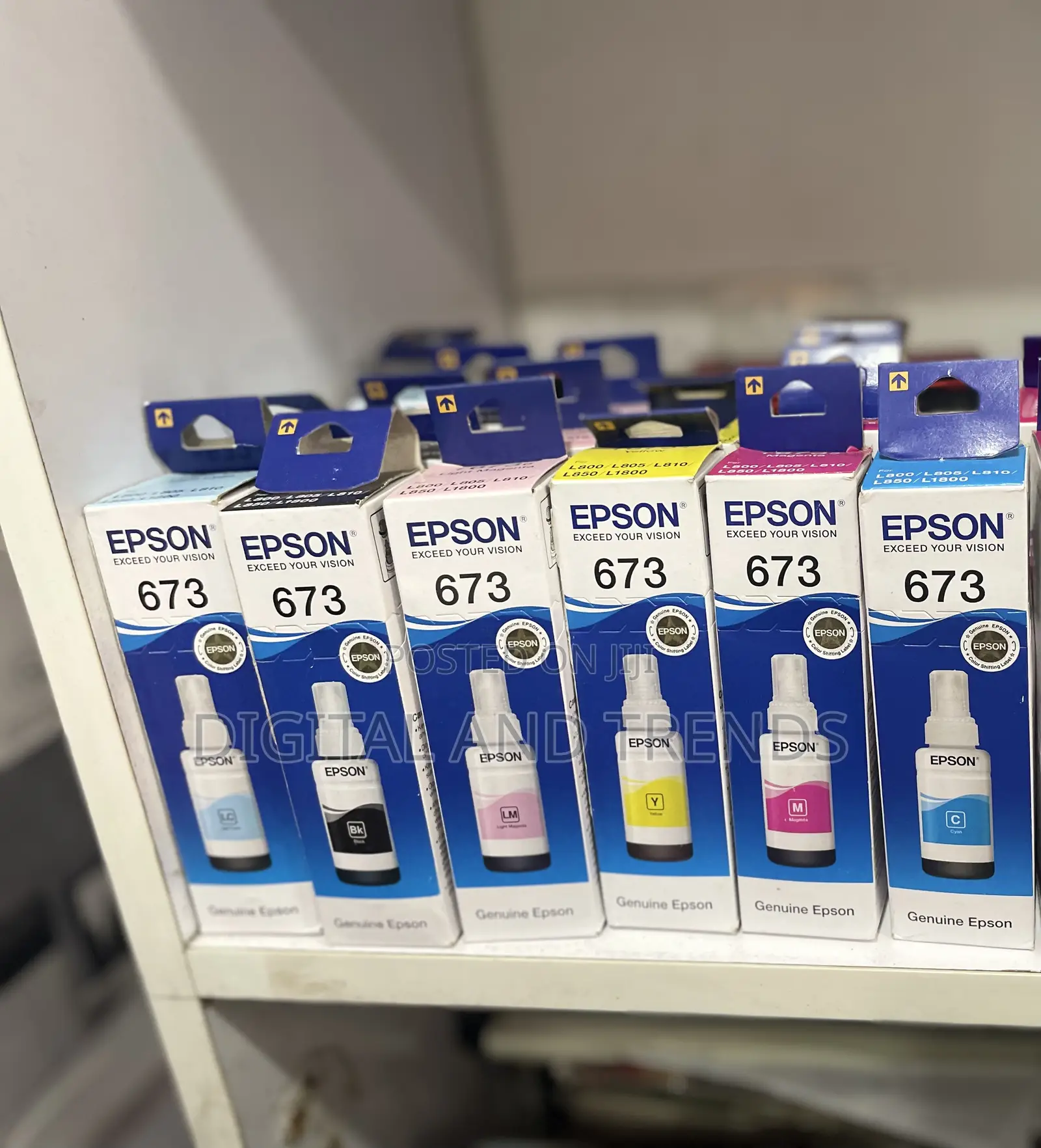 Epson Original Ecotank 673 Ink Bottle 70ml ¢ 320 Per Bottle