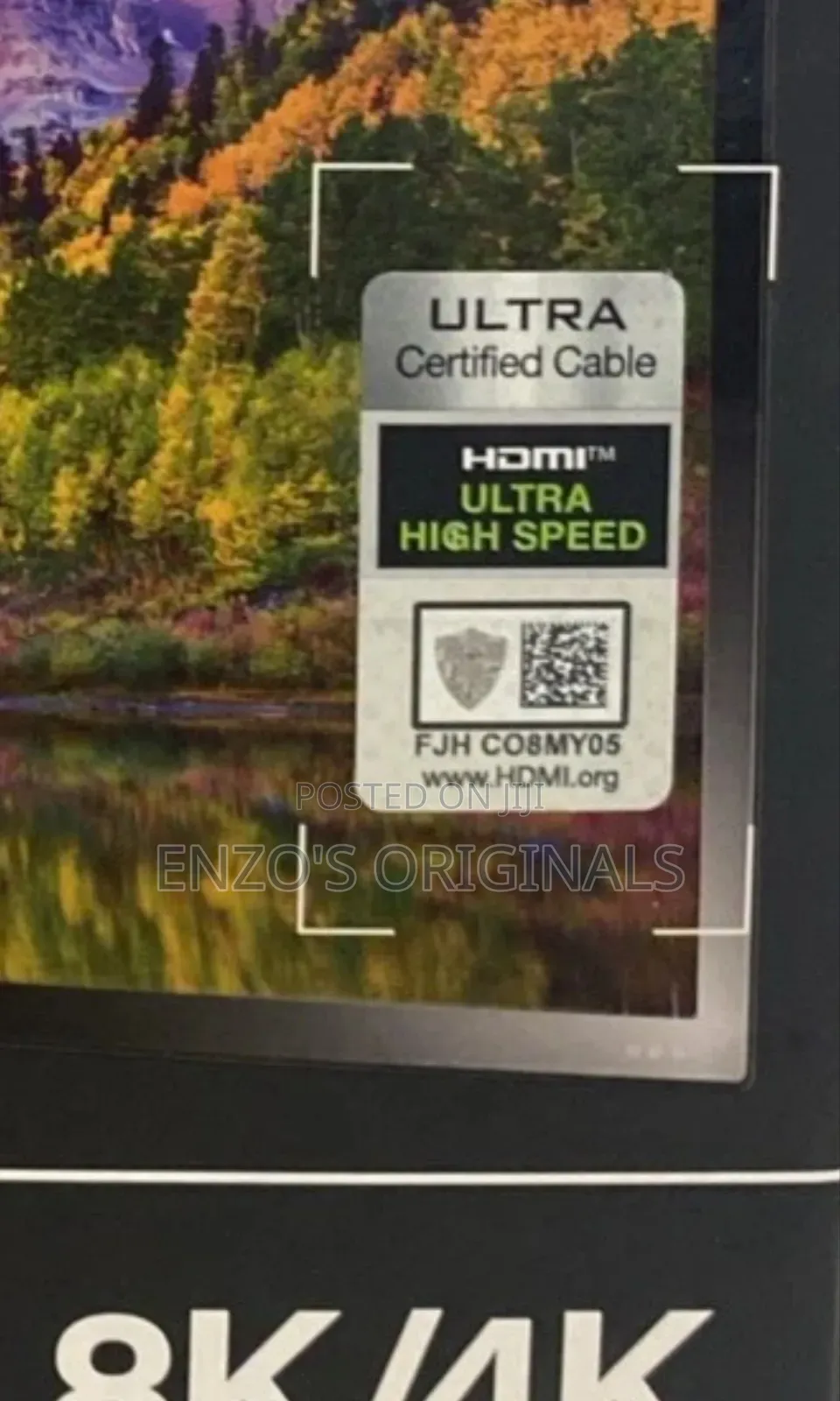 Hdmi 2.1 8k Ultra Certified Cable Original 3m