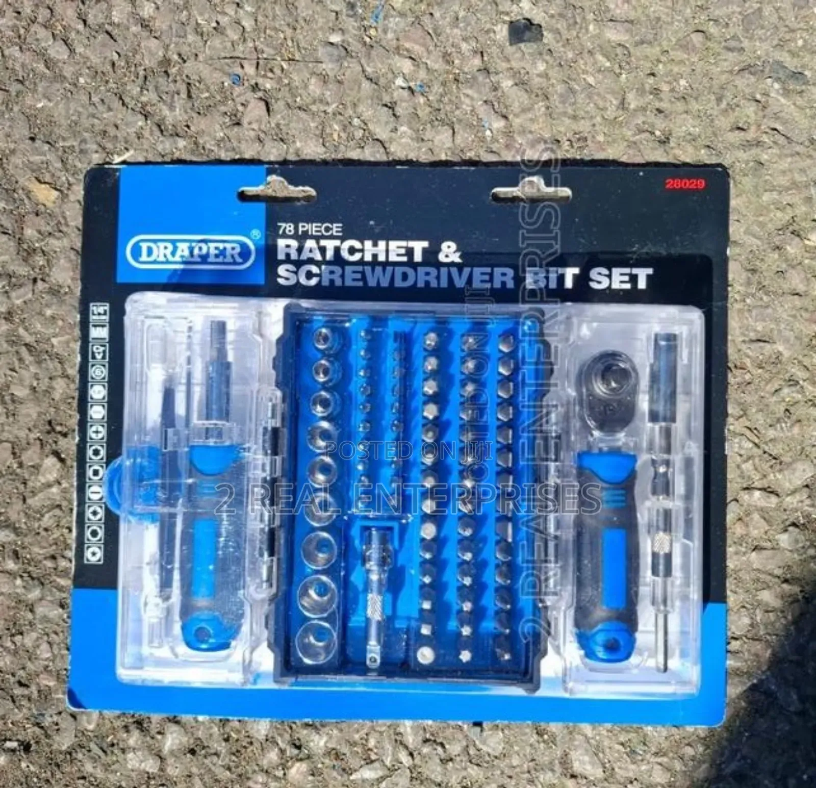 Draper Ratchet and Screwdriver Bit Set (78 Piece) - 28029
