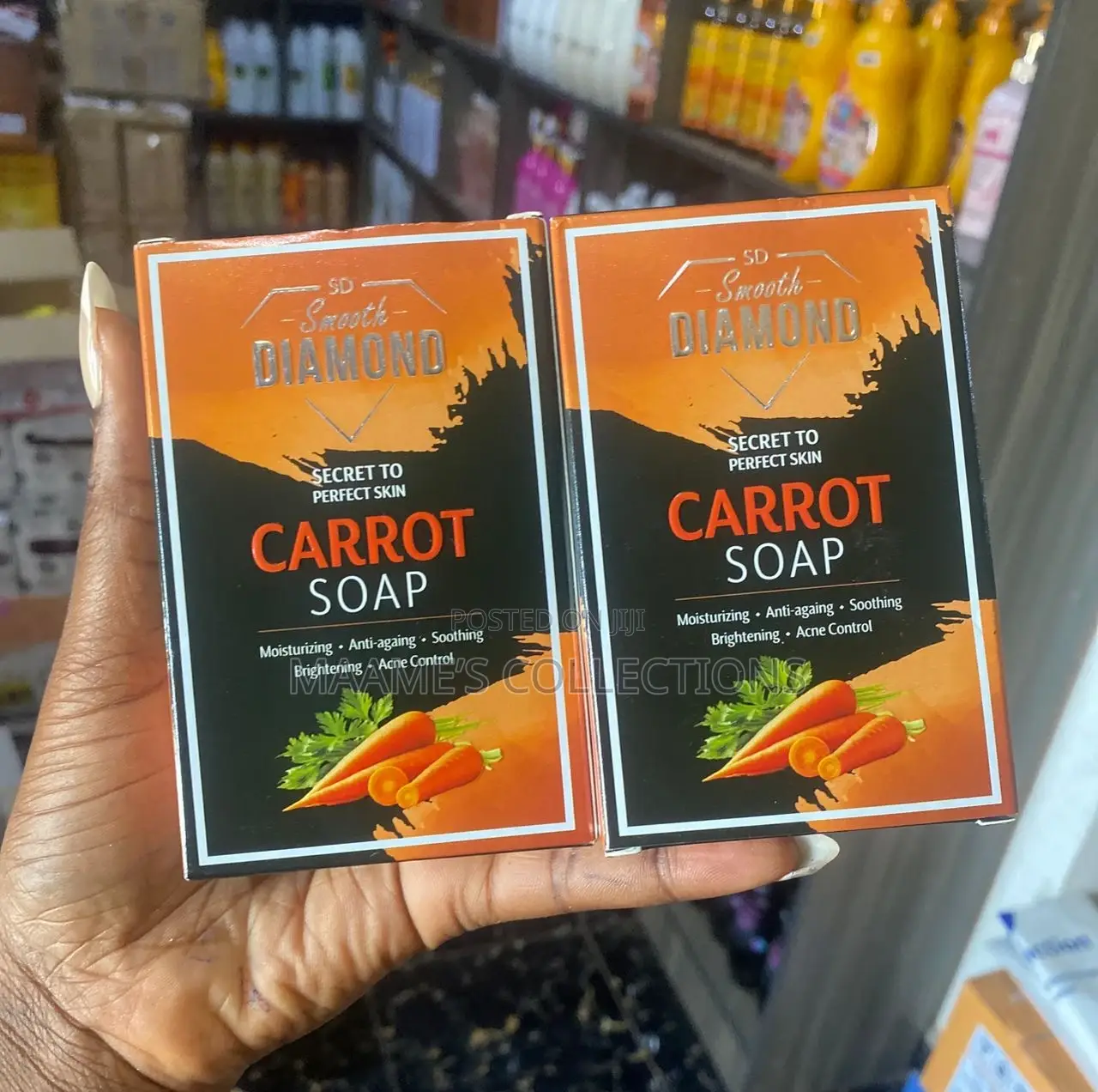 Smooth Diamond Vitamin C Tumeric and Honey Soap ( GH₵ 60 Each )