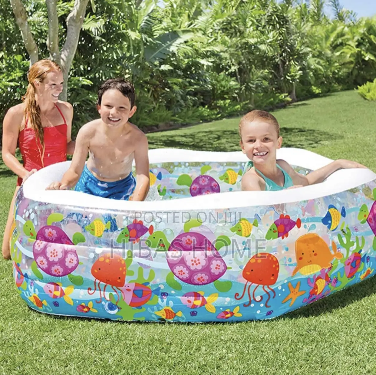 Intex Inflatable Happy Otter Swimming Pool (510l) 191x178x61