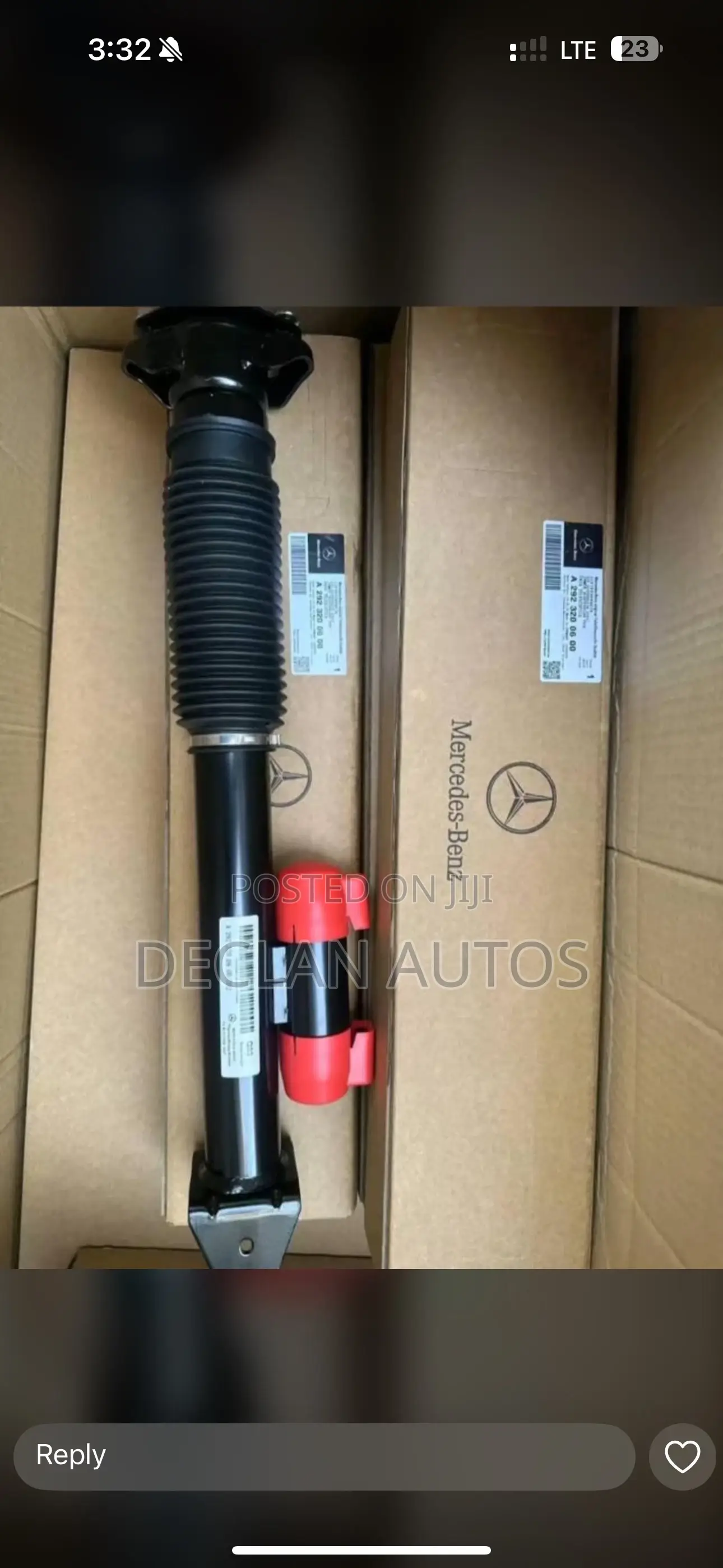 Gle 2019 Back Shocks Absorber