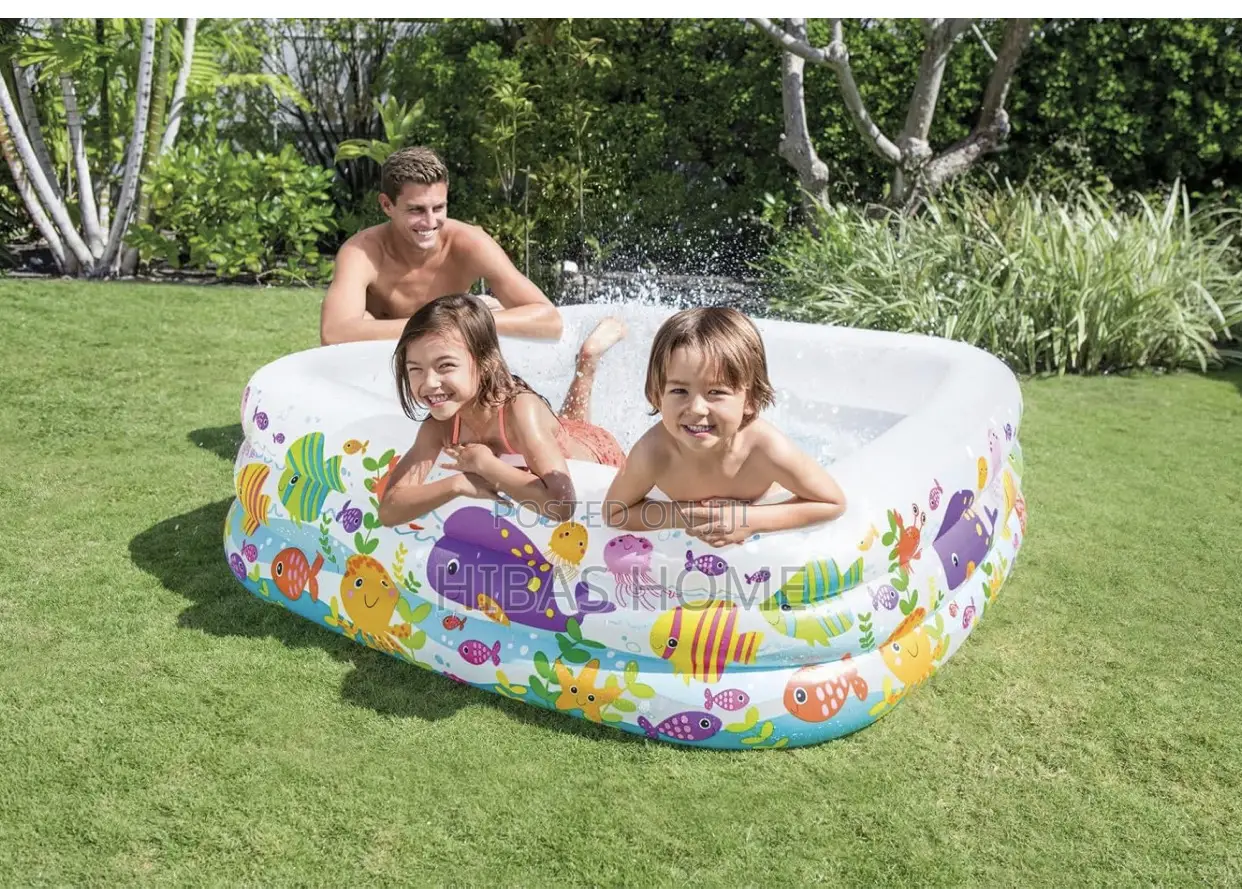 Aquarium Inflatable Swimming Pool 159x159x50 (340lt)