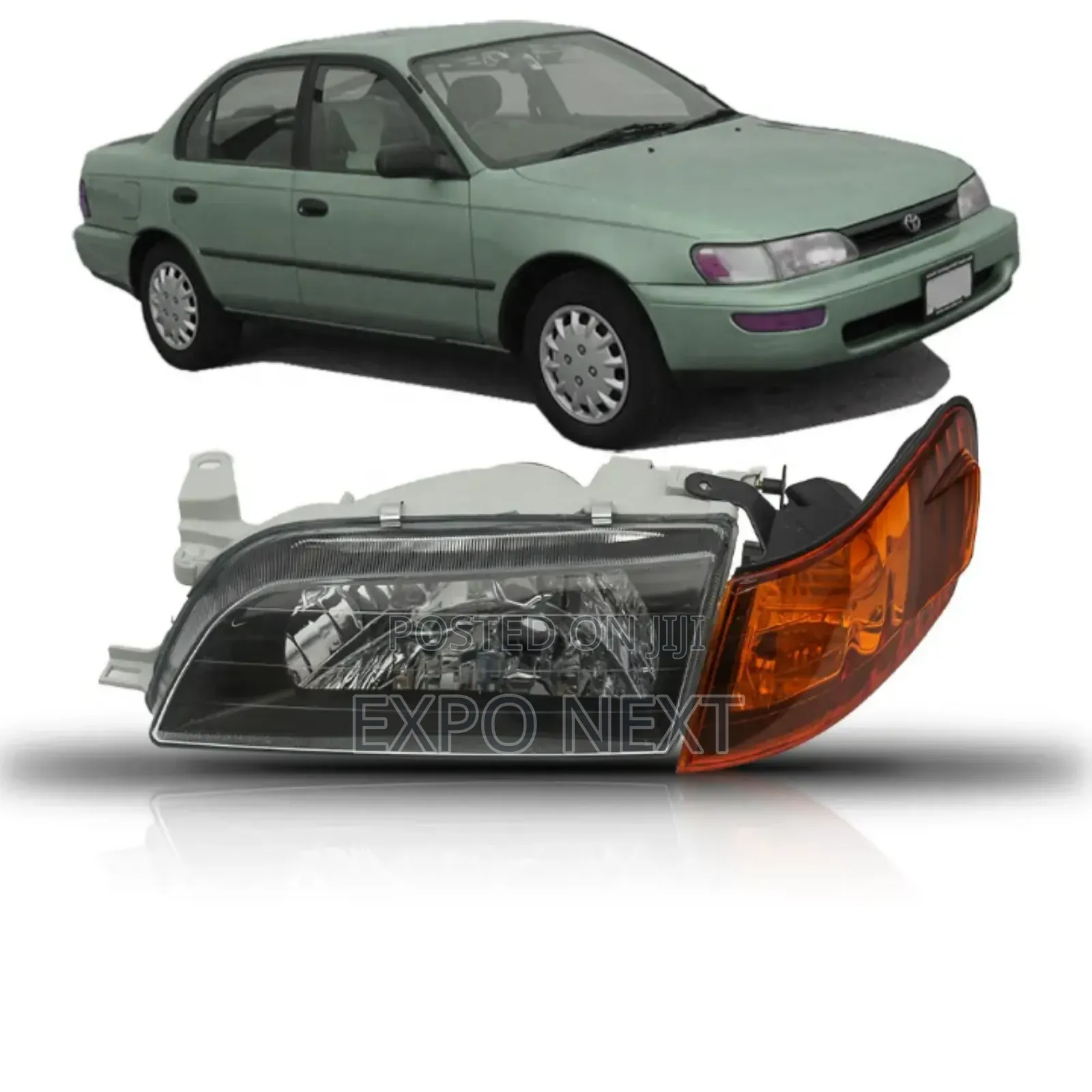 1993-1997 Toyota Corolla Head Light Pair