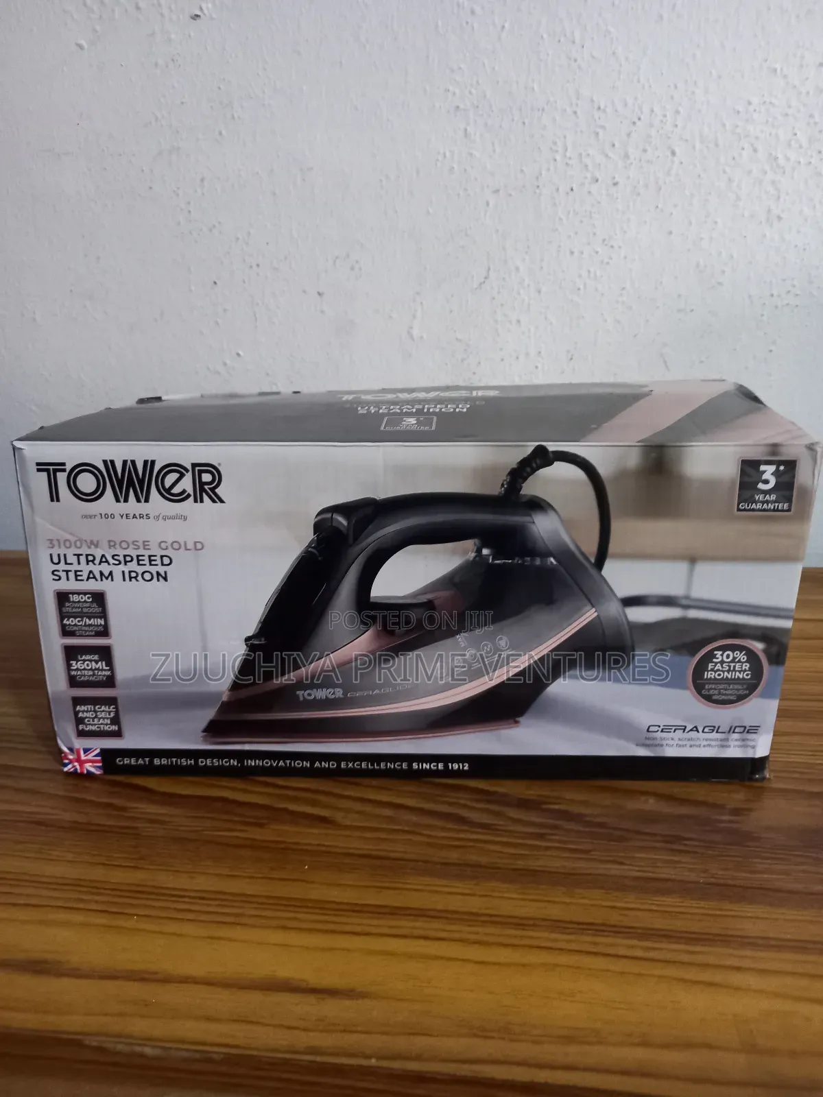 Tower 3100w Ceraglide Steam Iron.. Uk 🇬🇧