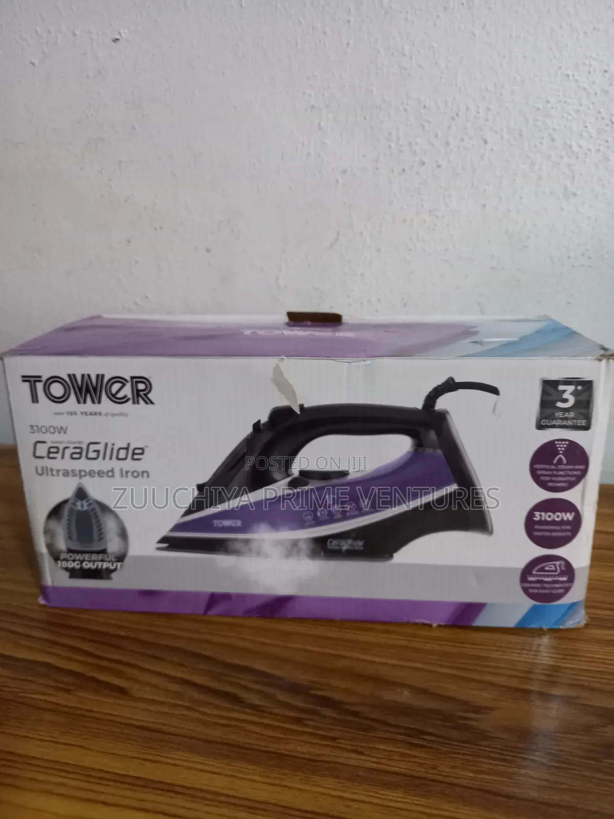 Tower 3100w Ceraglide Steam Iron.. Uk 🇬🇧