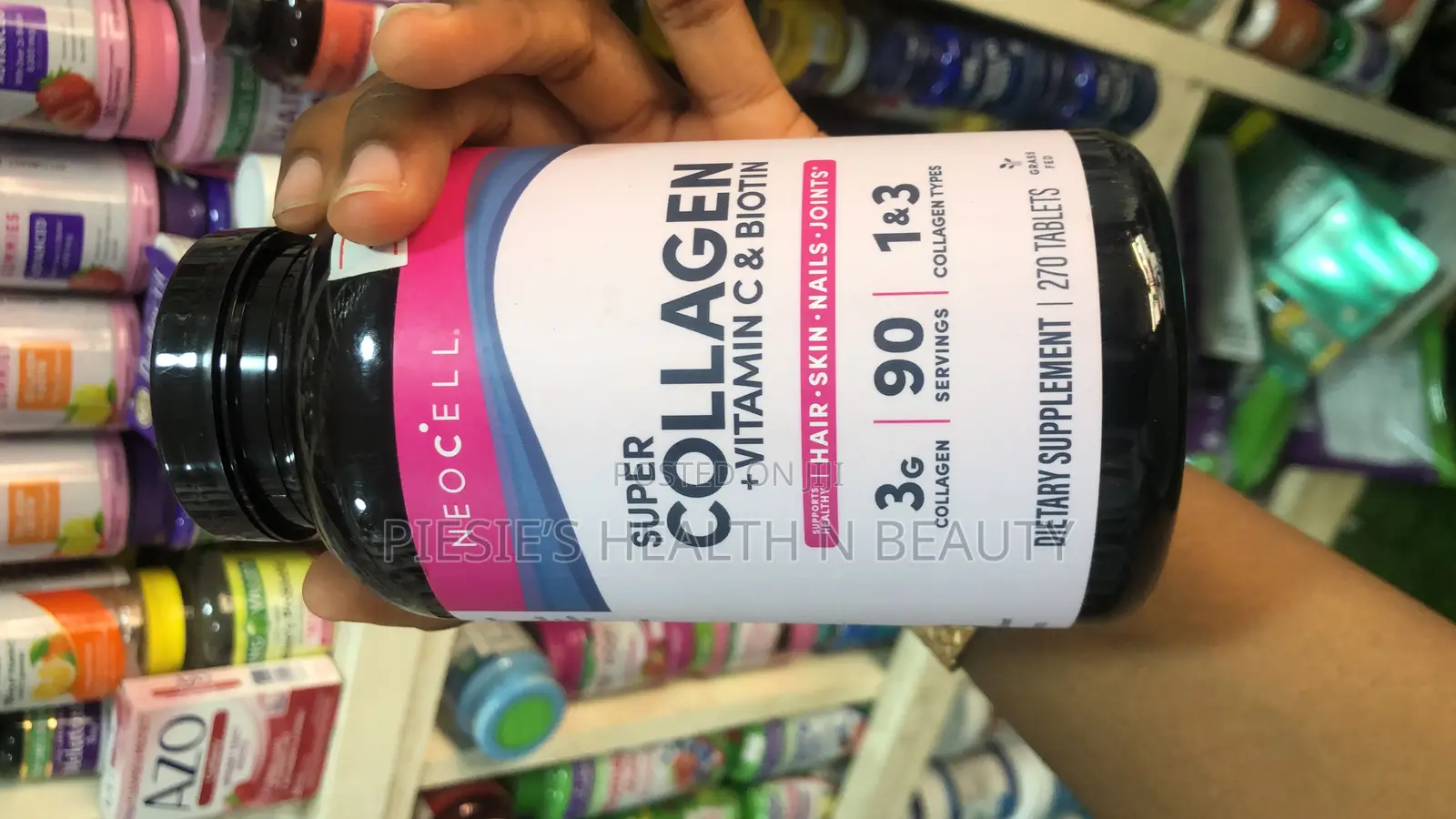 Neocell Collagen Tablets +Vitamin C Biotin 270tablets