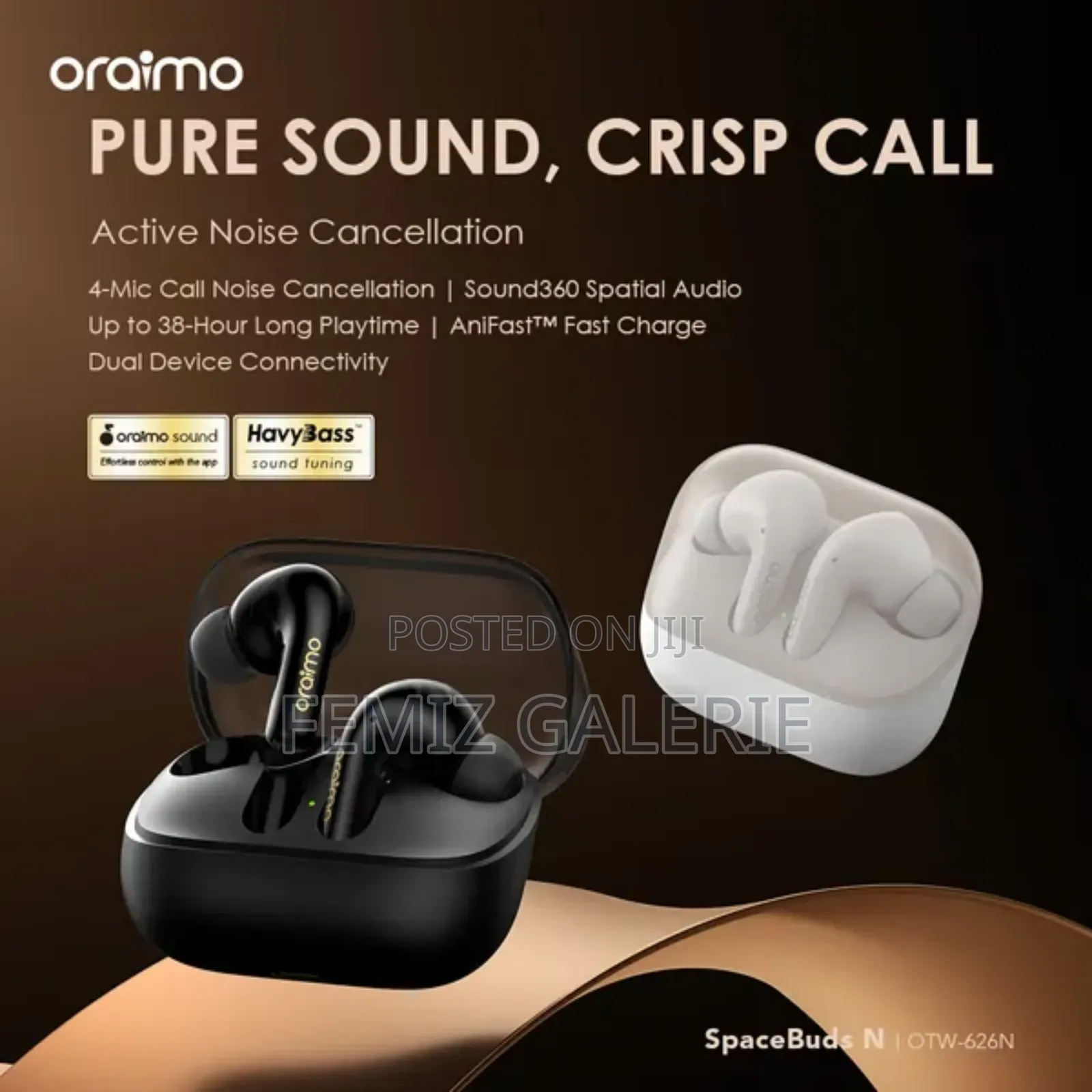 Oraimo Spacebuds N Anc True Wireless Earbuds