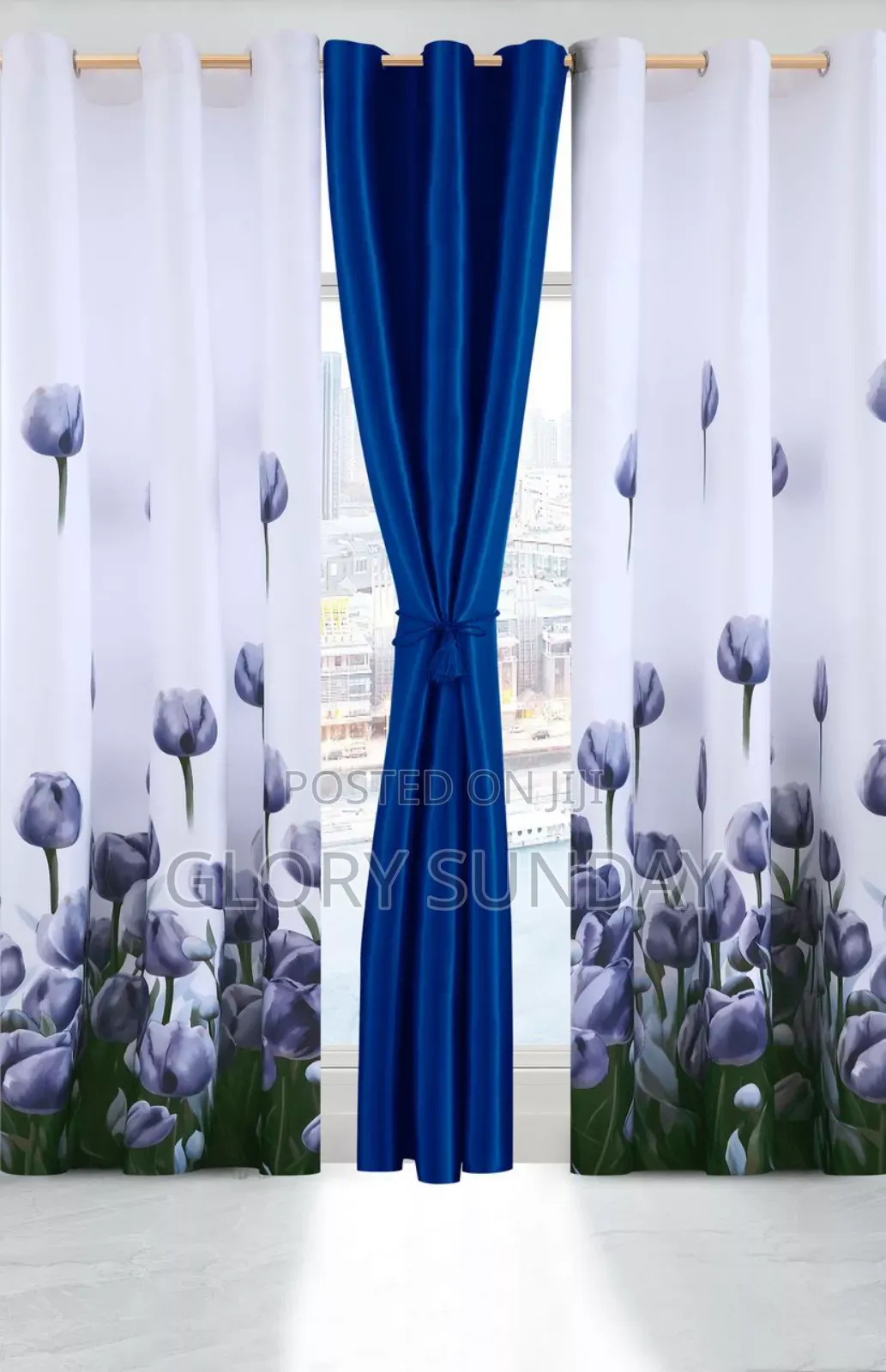 3in1 Blackout Cotton Curtains.
