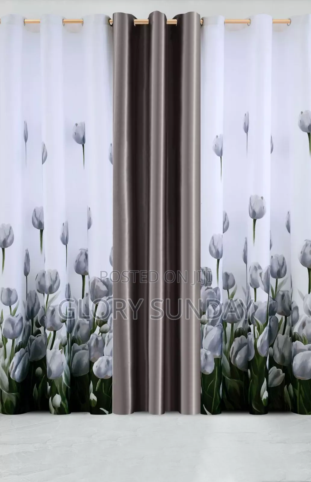 3in1 Blackout Cotton Curtains.