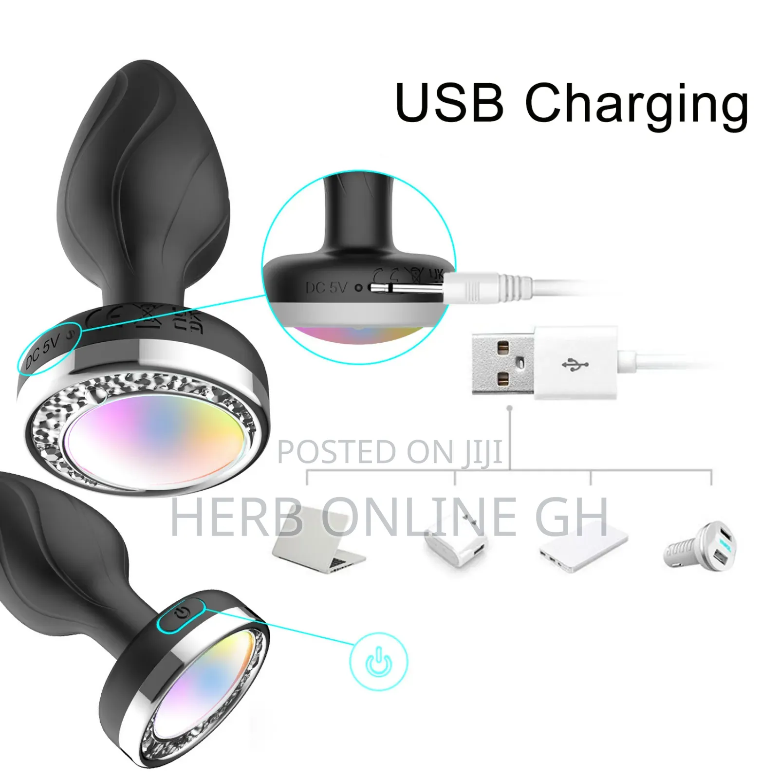 Remote Control Anal Plug Vibrator