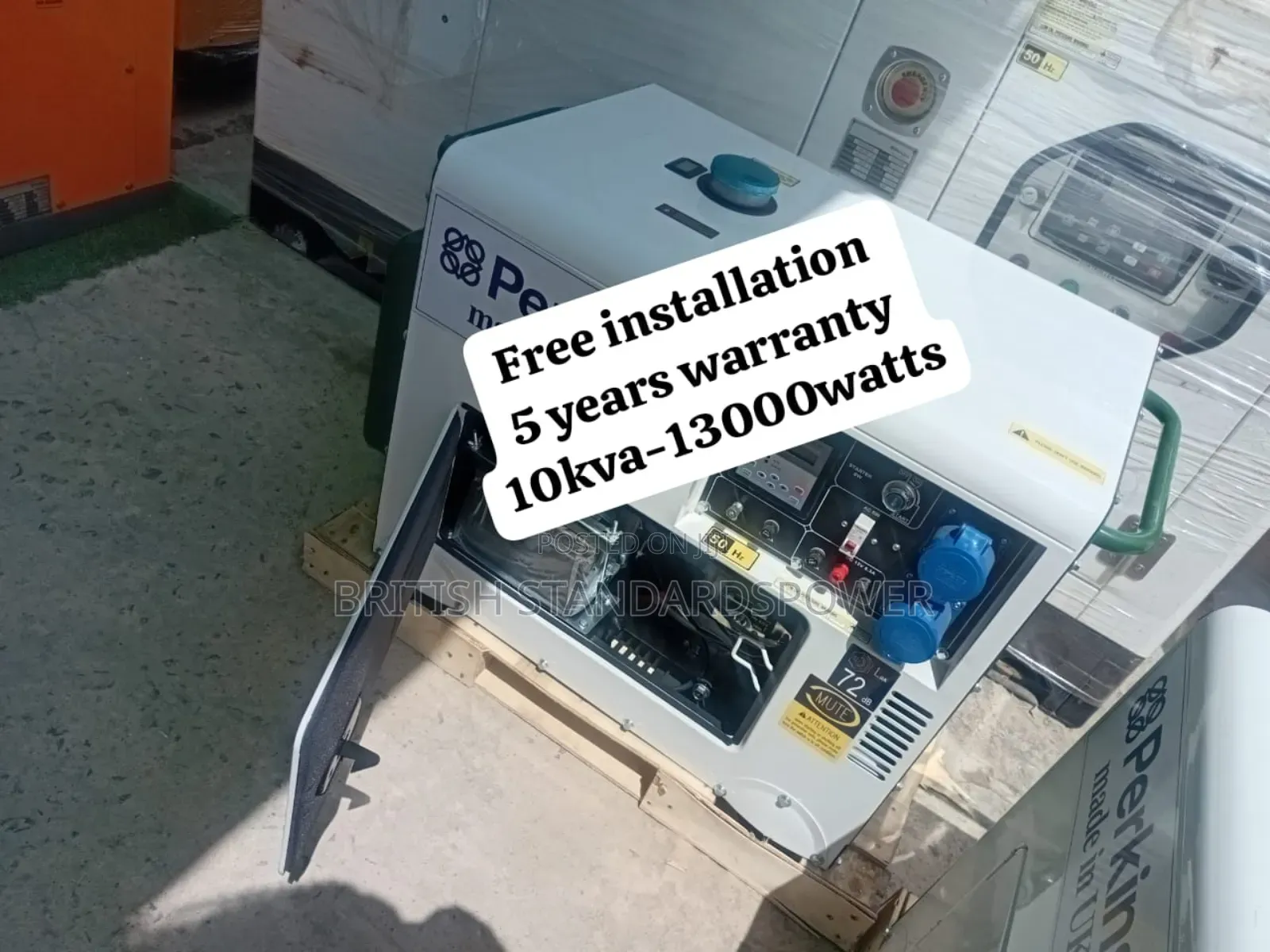 Sound Dampened 10kva Diesel Generator Set