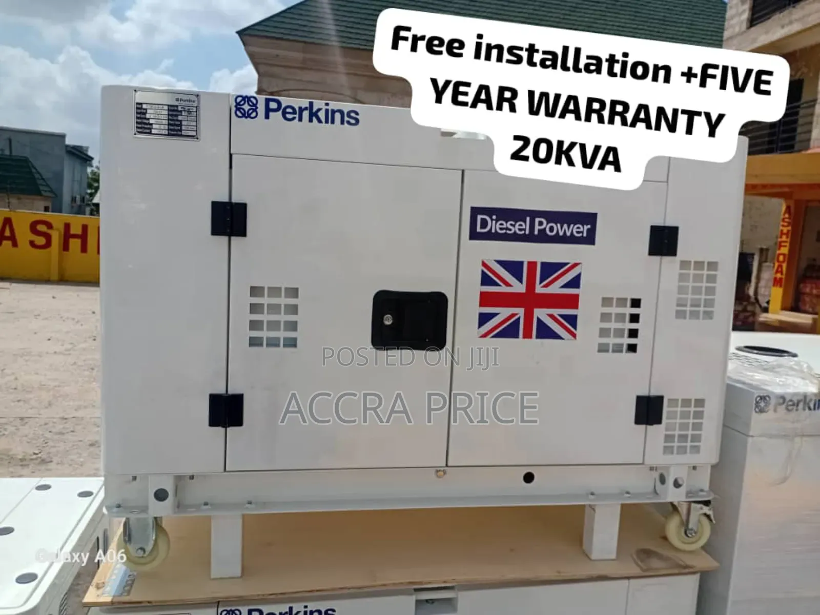 Key Start 20kva Perkins Generator Diesel British Standard