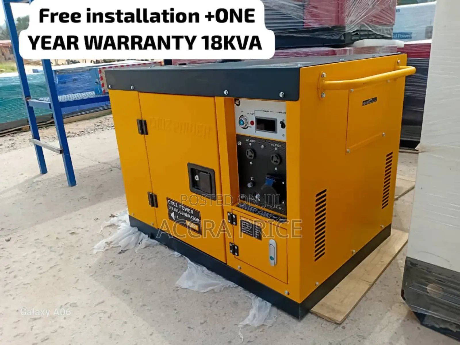 Key Start 18kva Cruz Power Generator Diesel Usa Standard