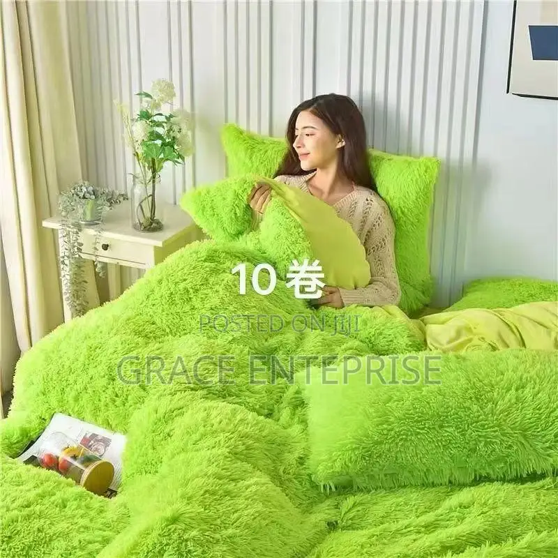 Luxurious Fluffy Duvet Set in Diff Colors
