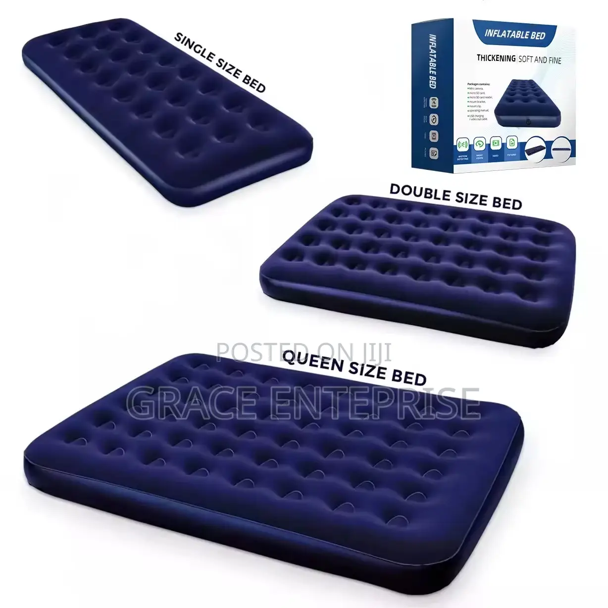 Comfortable Use Inflatable Mattress for Soundy Sleep