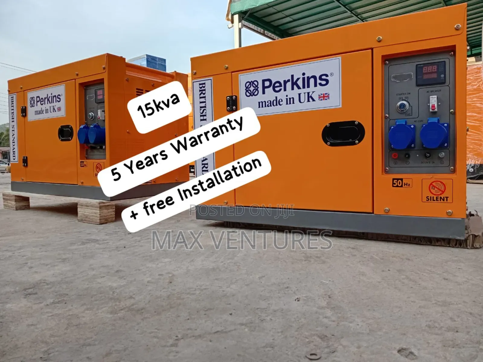 Perkins 15kva Diesel Generators for the Community