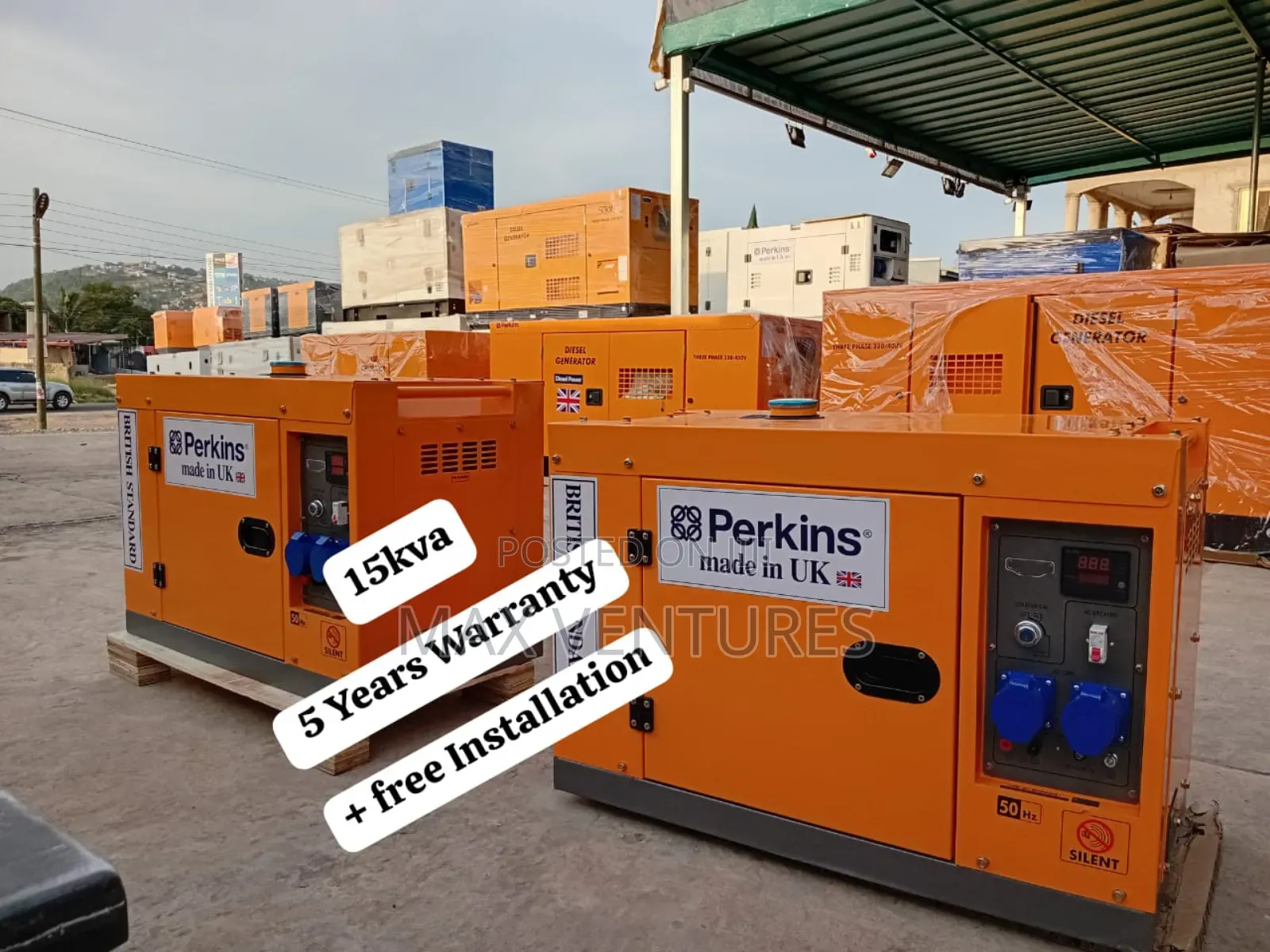 15kva Perkins Diesel Generators for the Game Changers