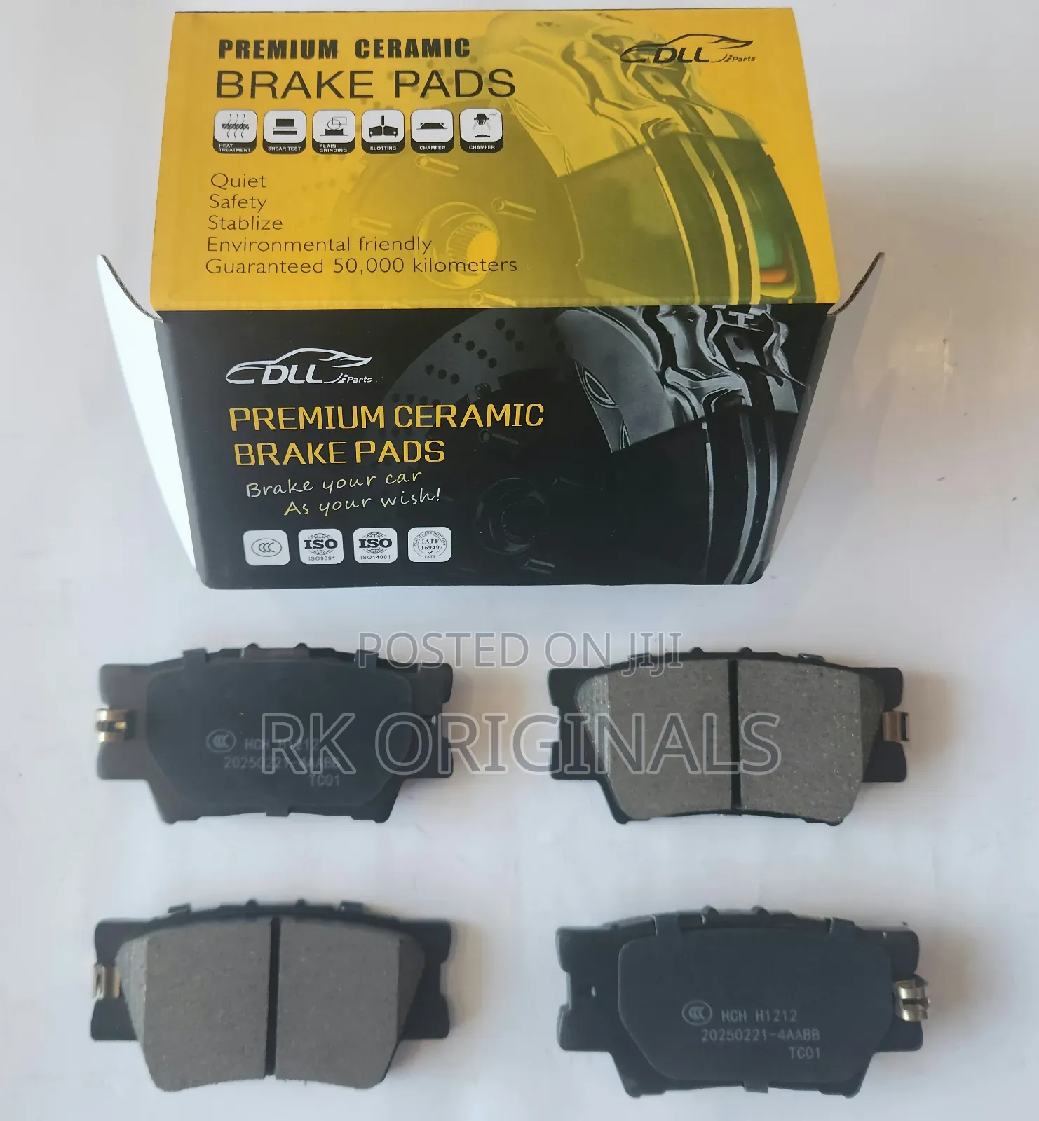 Camry 07-23/Avalon 08-18/Rav4 06-18 Ceramic Back Brake Pad