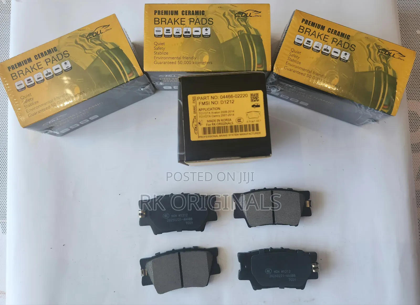 Camry 07-23/Avalon 08-18/Rav4 06-18 Ceramic Back Brake Pad
