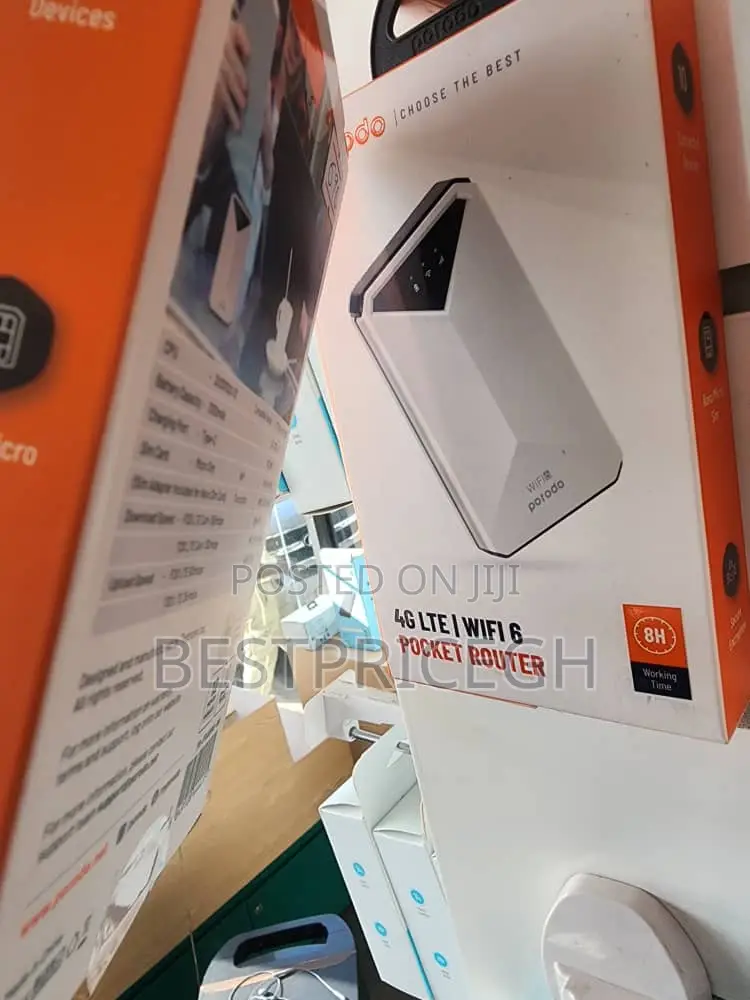 Porodo 4g Lte | Wifi 6 Pocket Router
