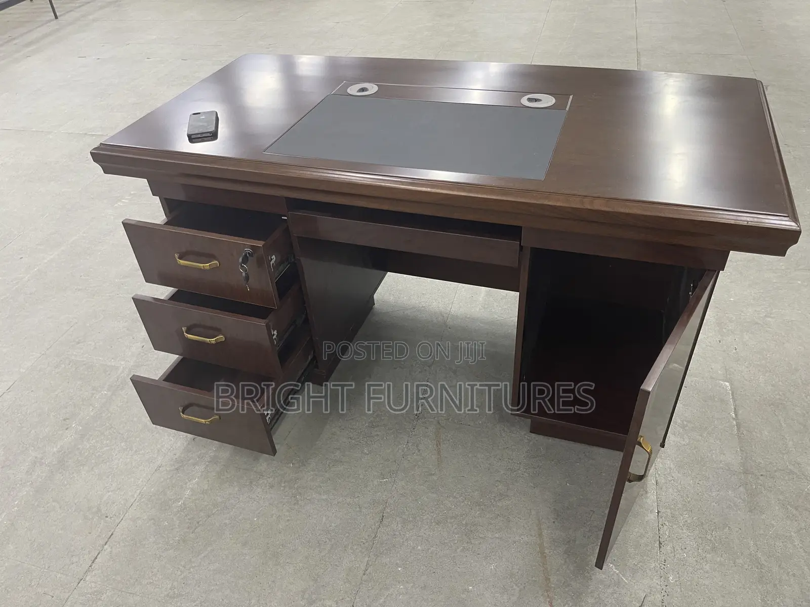 Quality Imported Office Table With Drawers