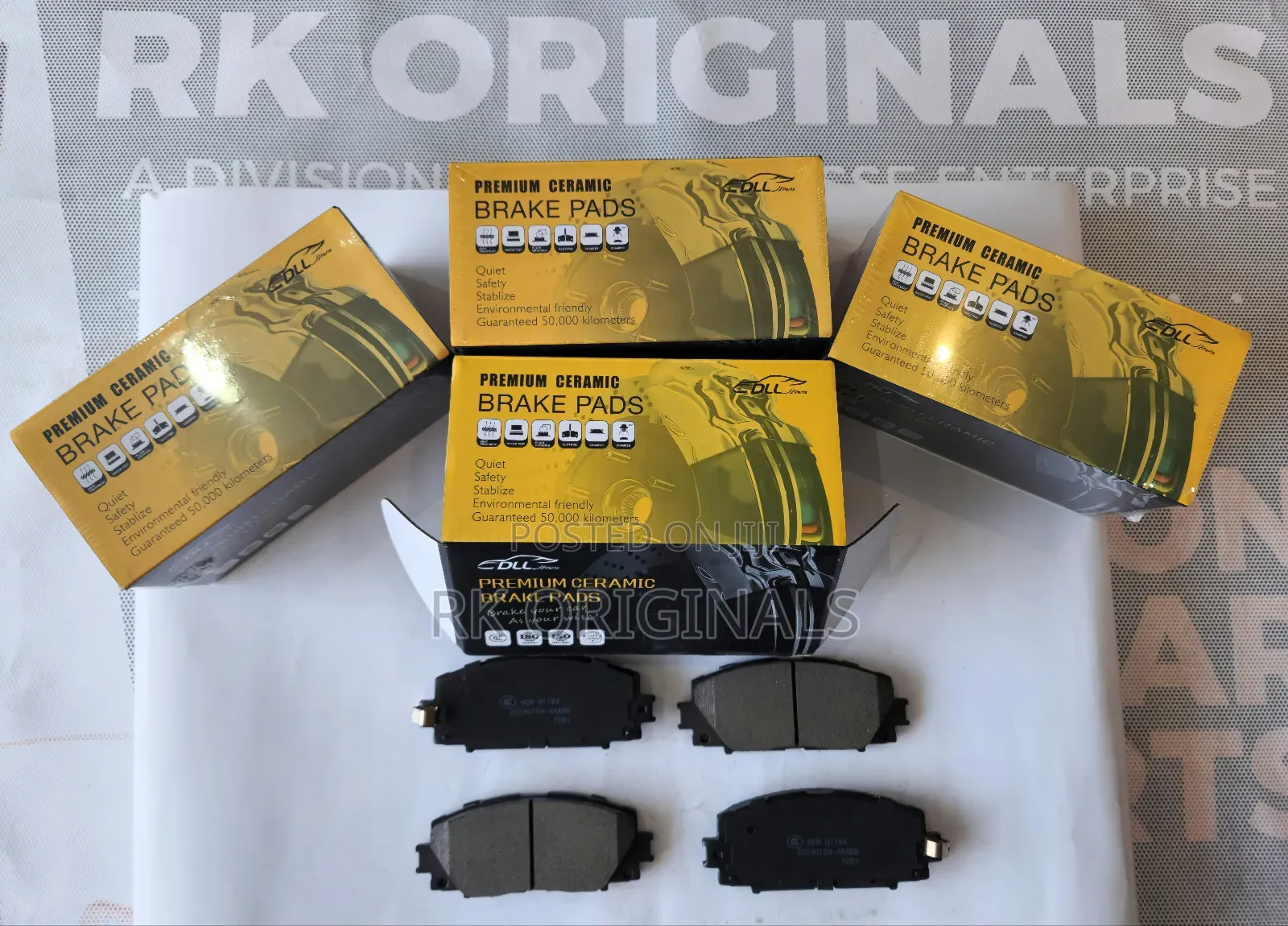 Yaris 06-18/Vitz 09/Prius C 12-21 Ceramic Front Brake Pad