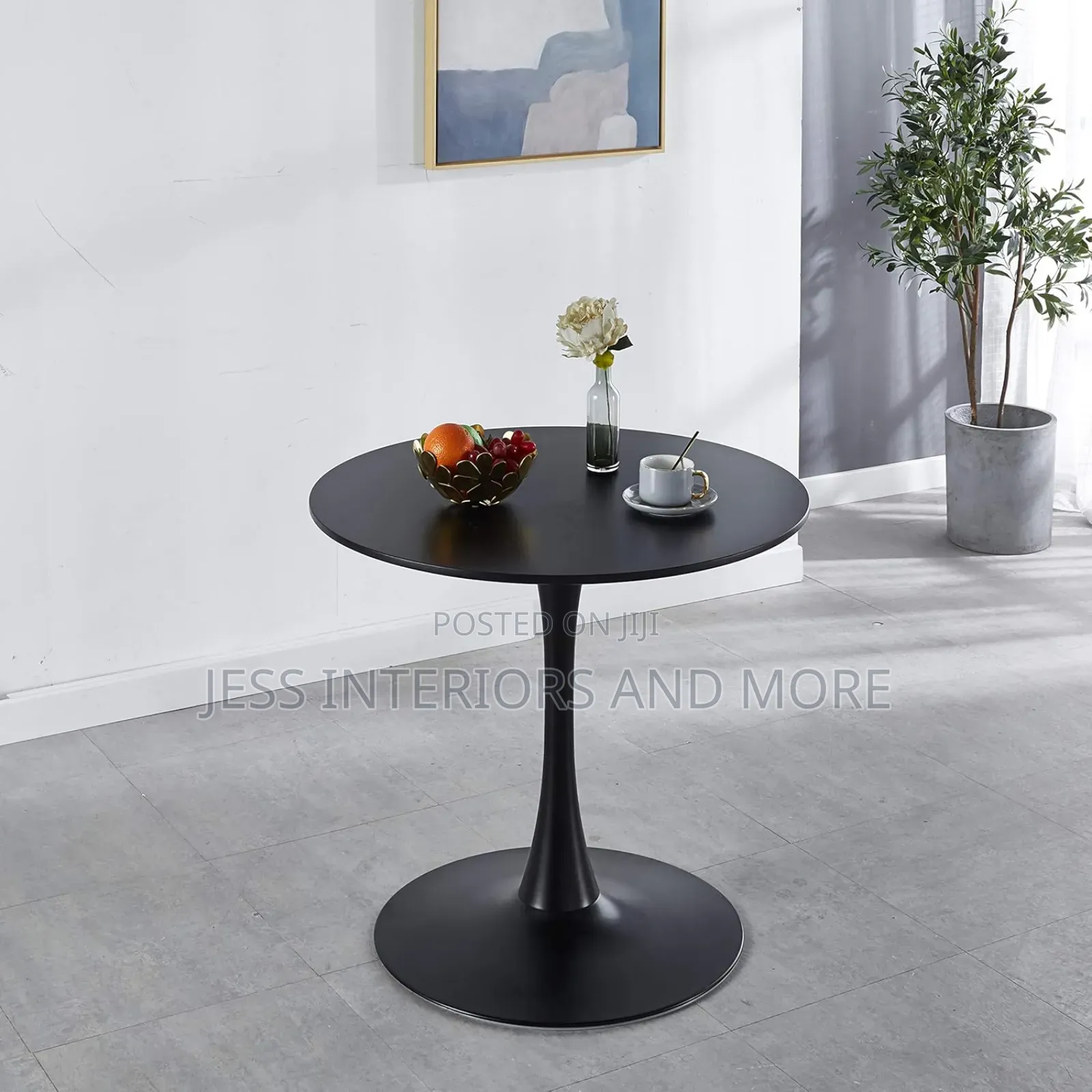 Dining Table (Round Black)