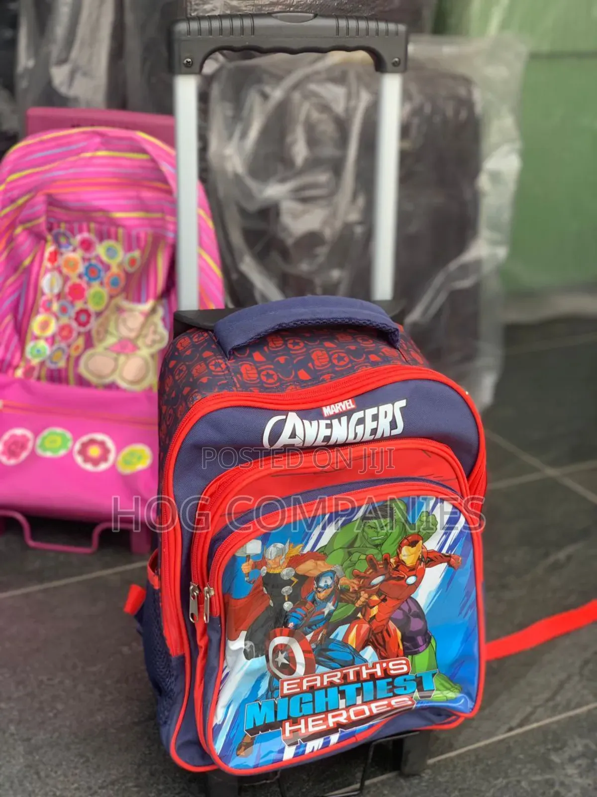 Multifunctional Kids Trolley School Bag Backpack