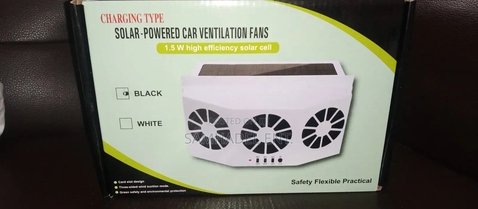 Solar Powered Car Ventilator Fan