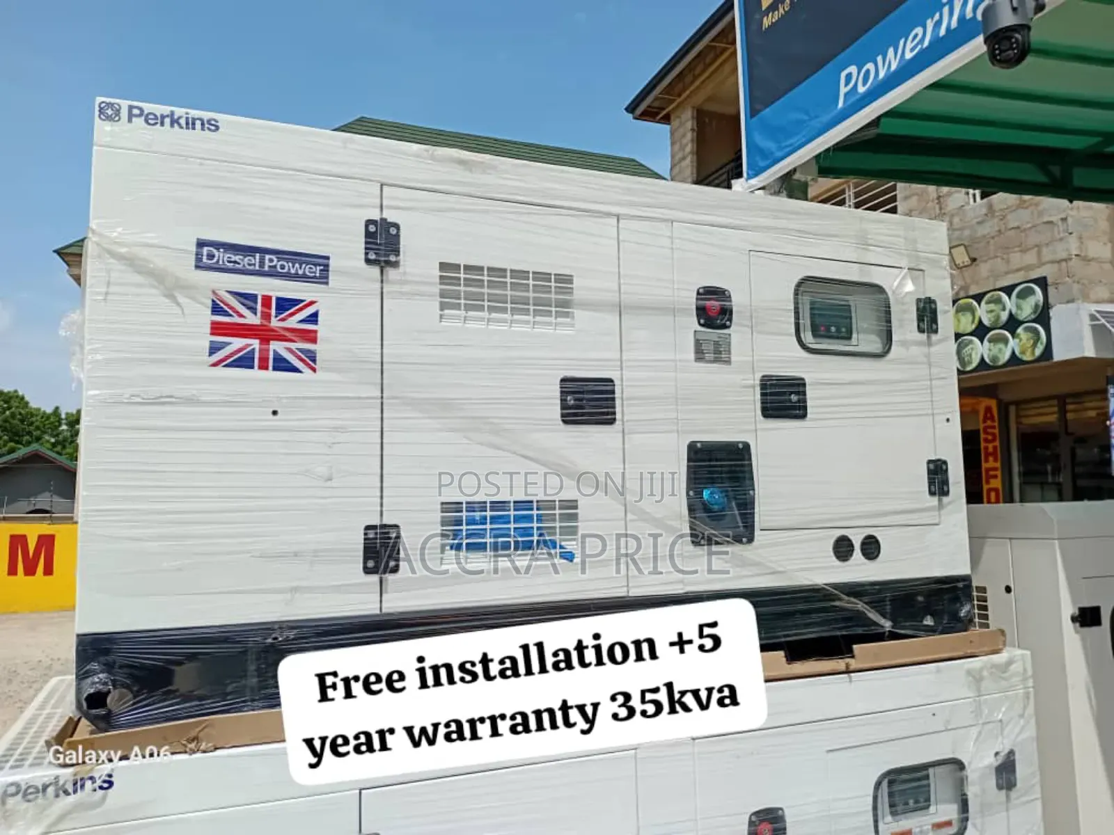 Power Flex 35kva Diesel Silent Perkins Generator Uk Silent