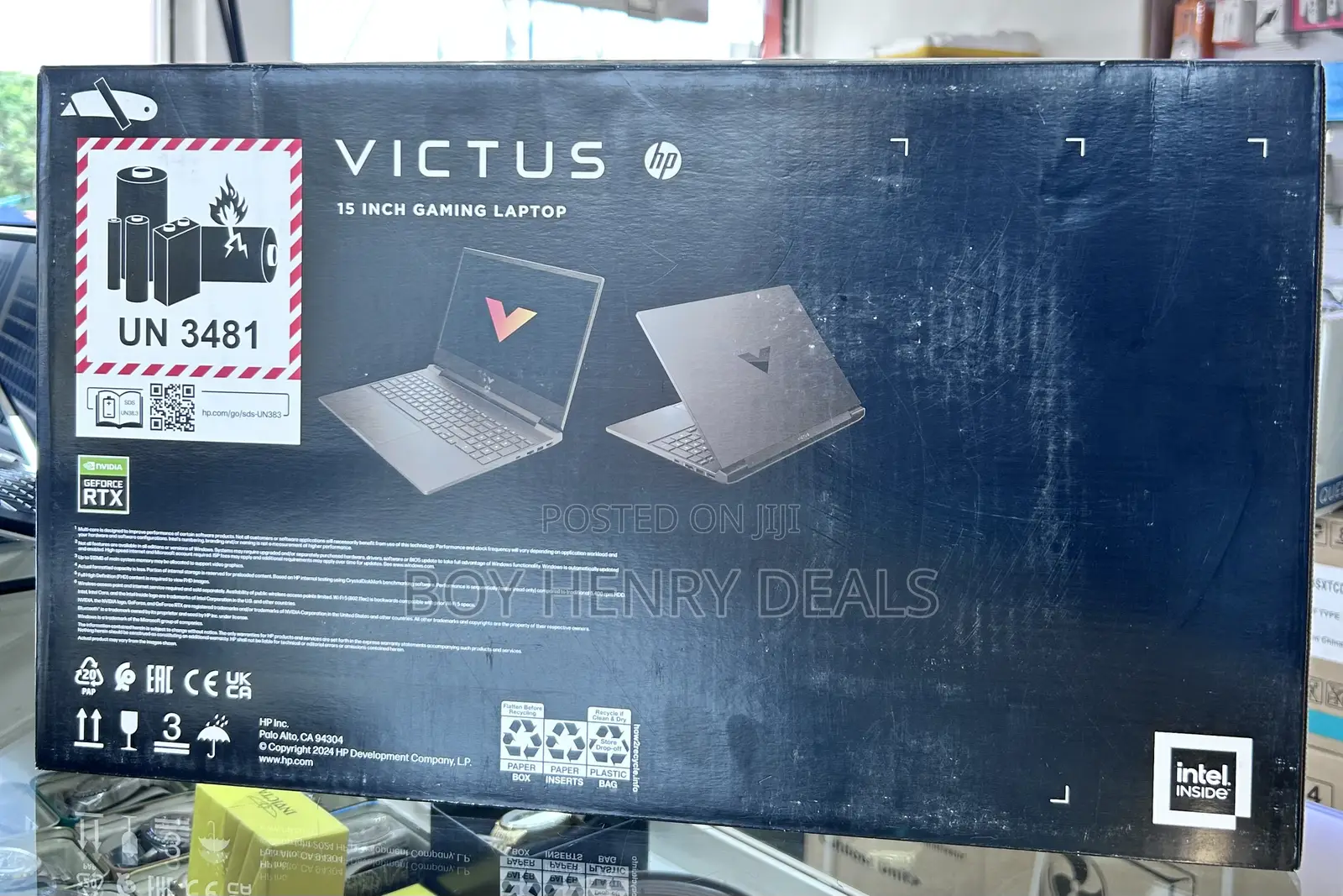 New Laptop HP Victus 15 16GB Intel Core I5 SSD 512GB