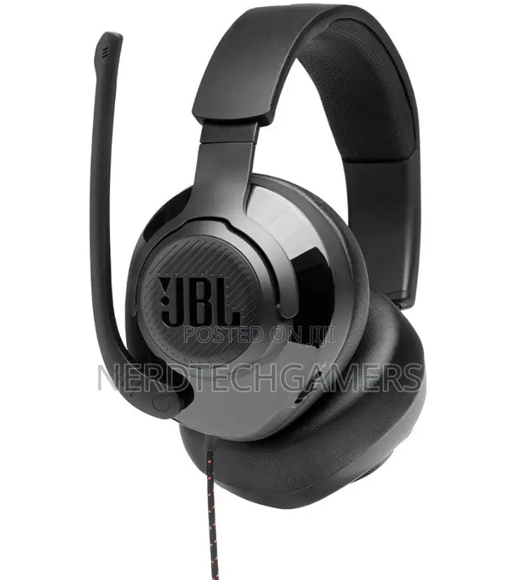 JBL Quantum 300 - Wired Over-Ear Gaming Headphones Black