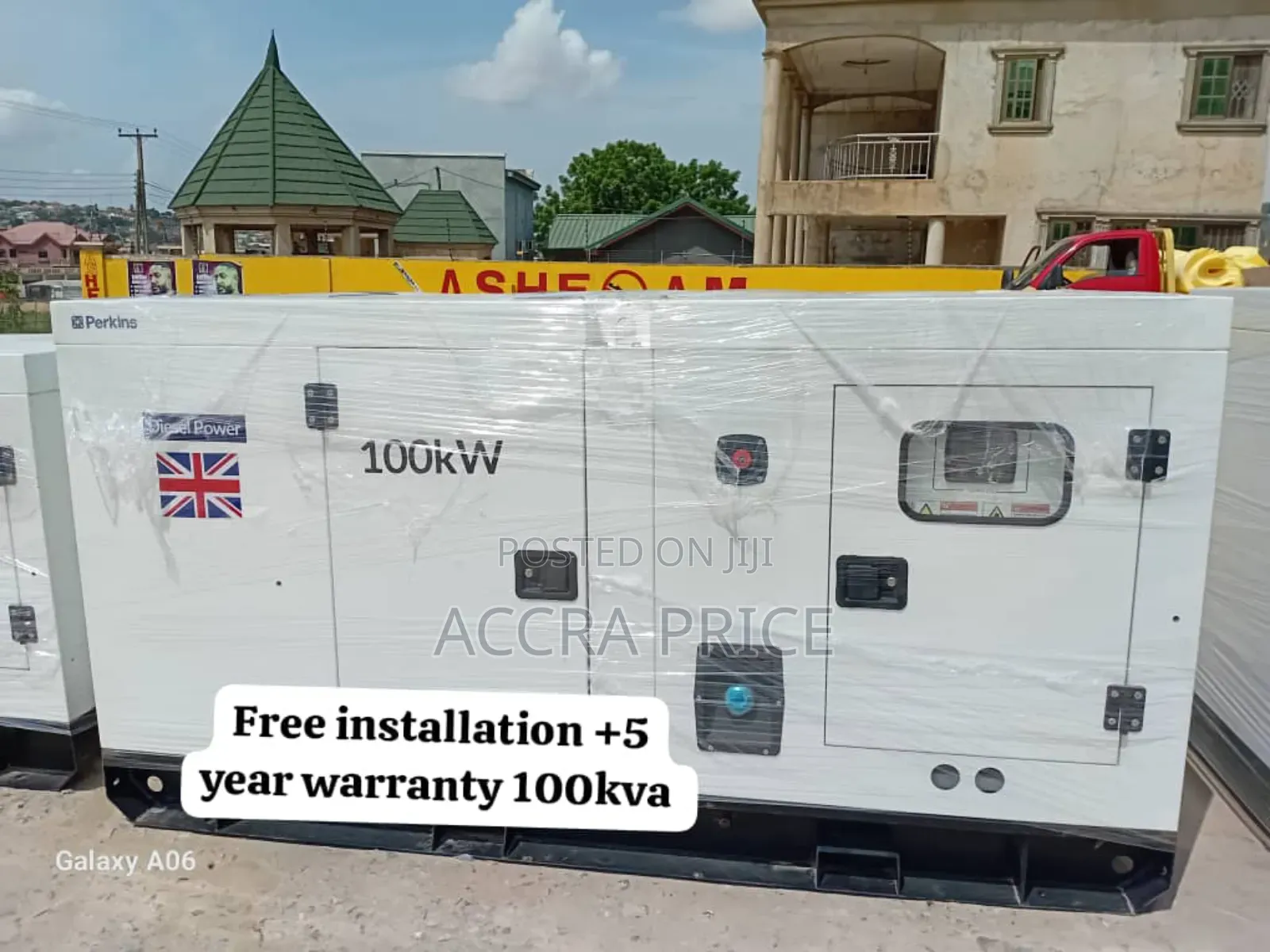 Power Flex 100kva Diesel Silent Perkins Generator Uk Silent