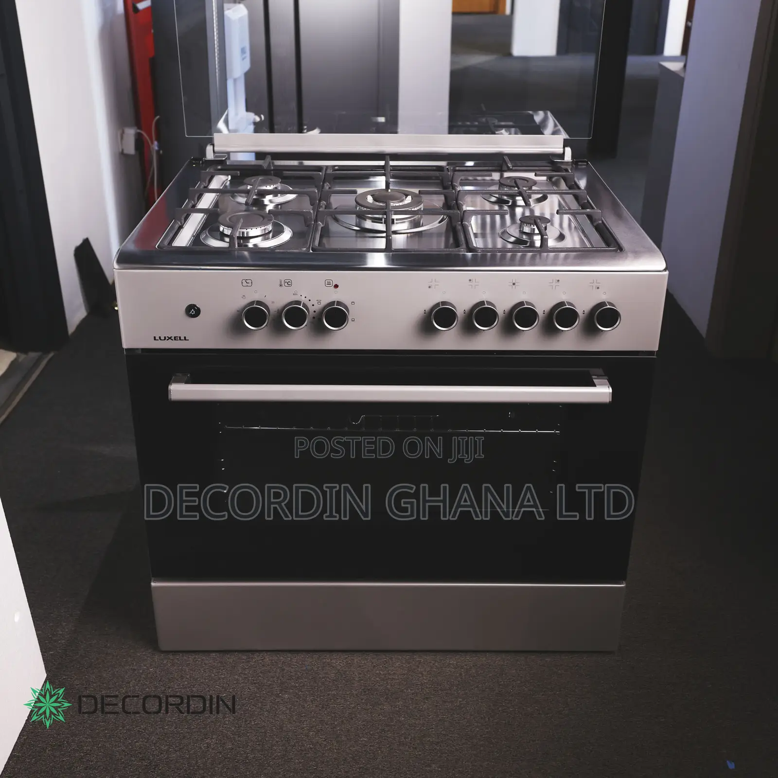 96l Freestanding Oven With 5 Burner Gas Cooker