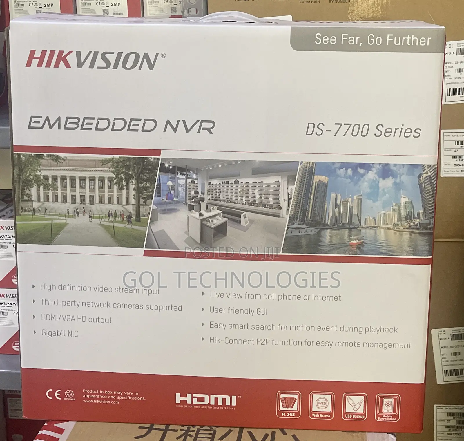 Hikvision 64ch NVR Ds-7764ni-M4 Ds-7700 Series Embedded NVR
