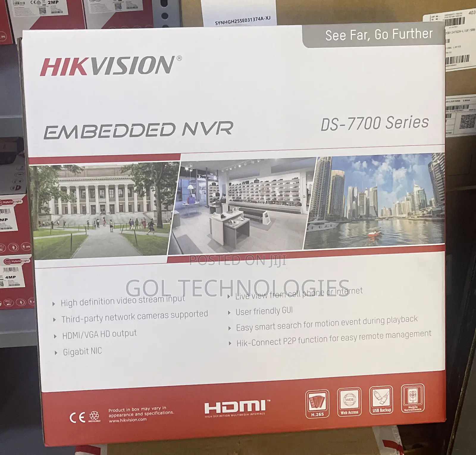 Hikvision 64ch NVR Ds-7764ni-M4 Ds-7700 Series Embedded NVR