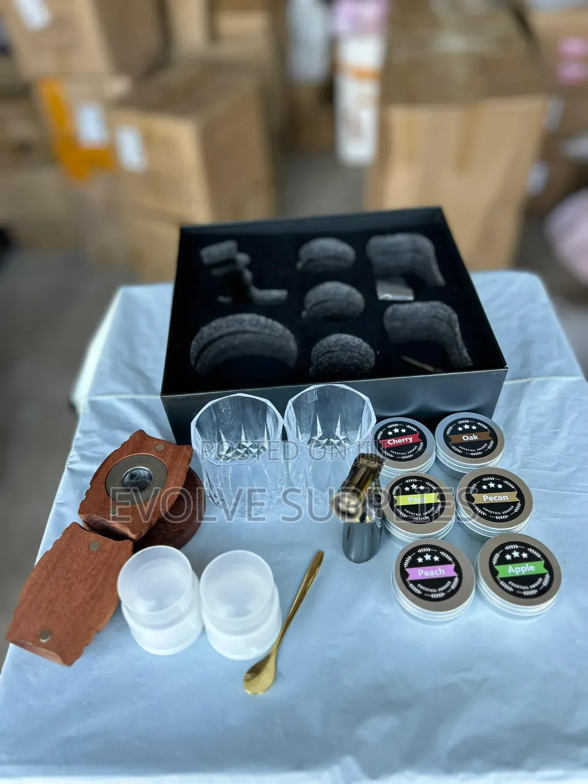 Whiskey Cocktail Smoking Kit
