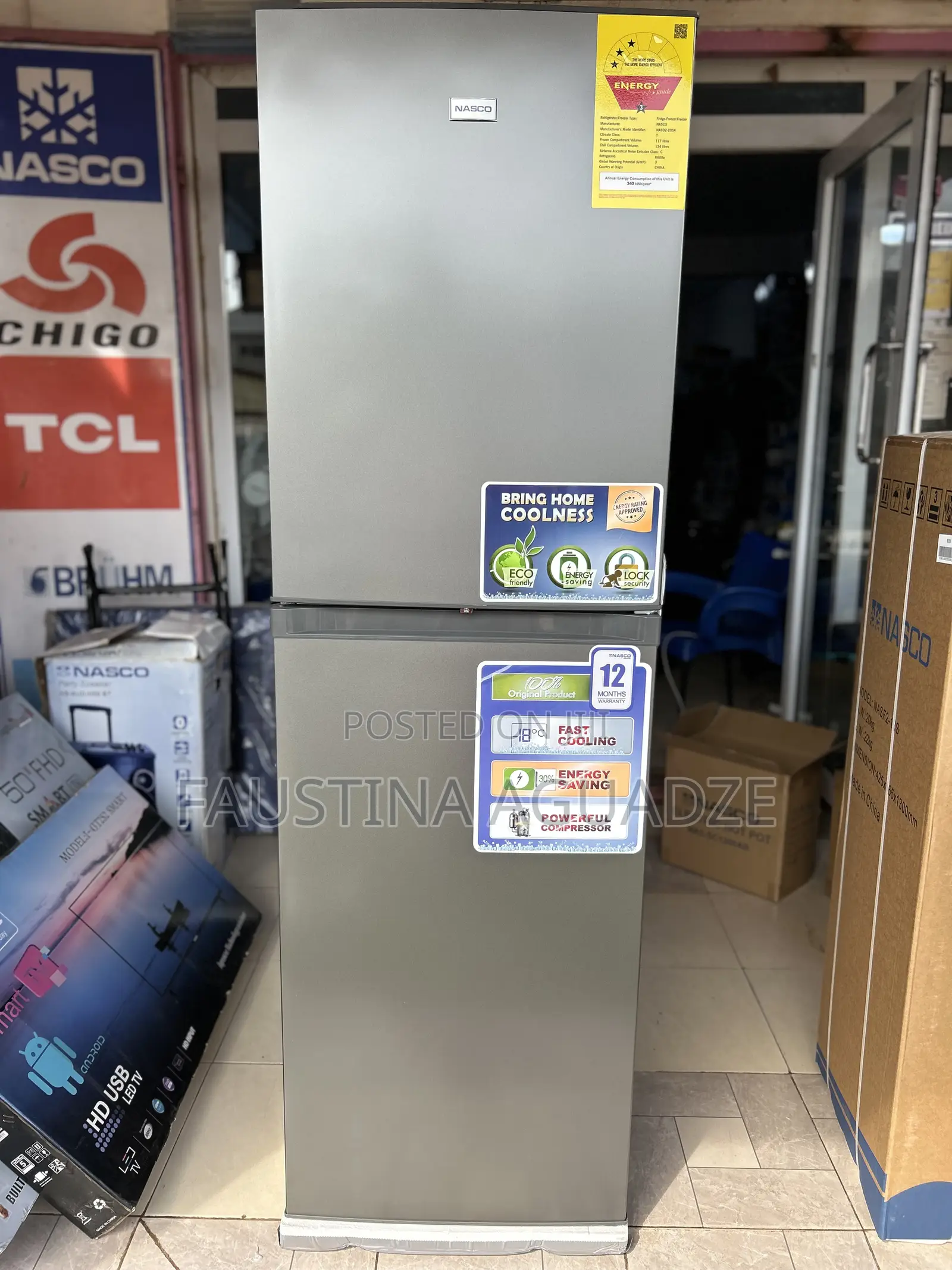 Nasco Fridge-Nasd2 -29sk ( 251l)