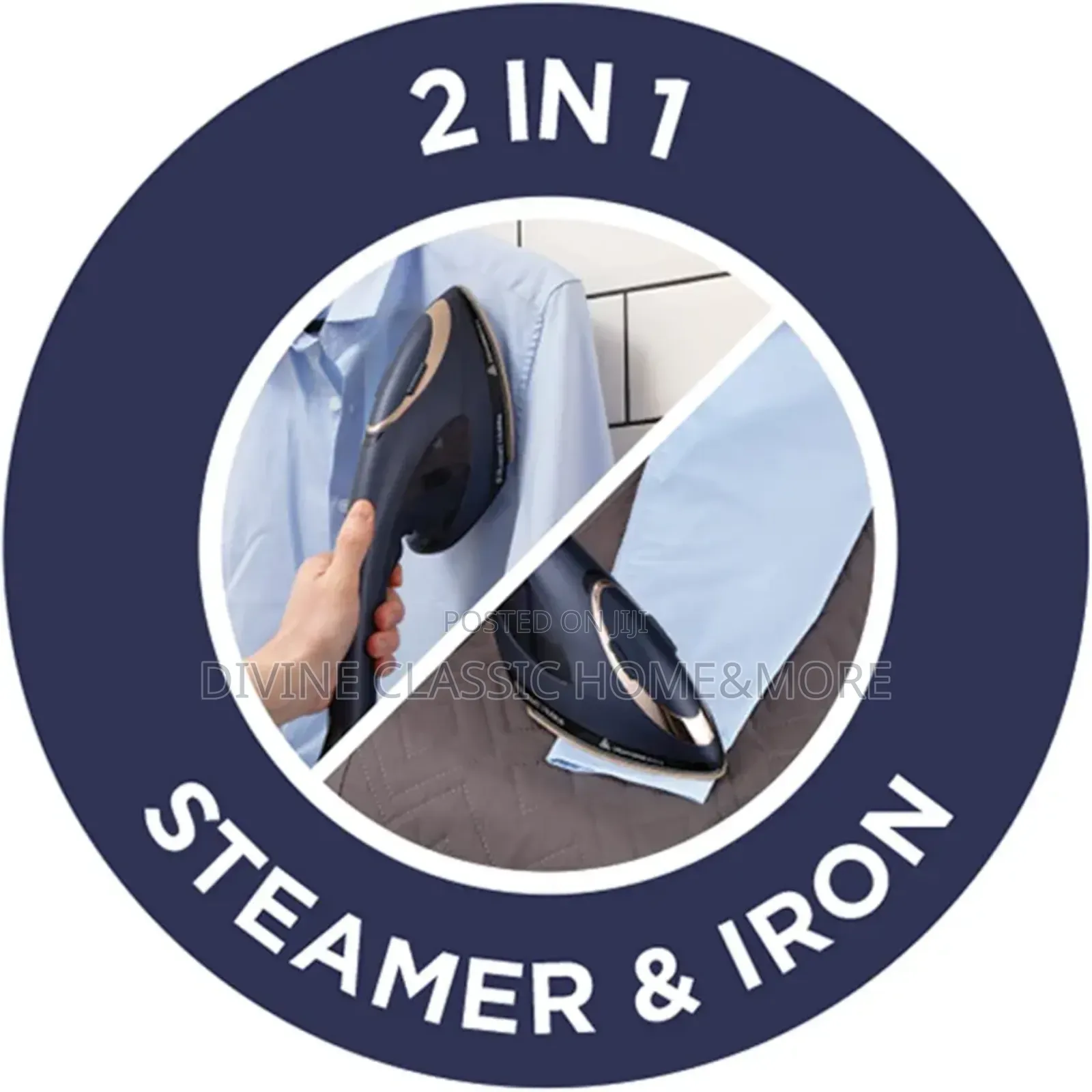2in1 Russell Hobbs Handheld Clothes Steamer / Iron