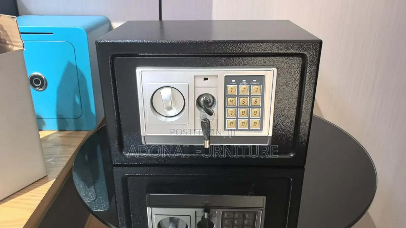 Money Safe Box ( Black Metal)
