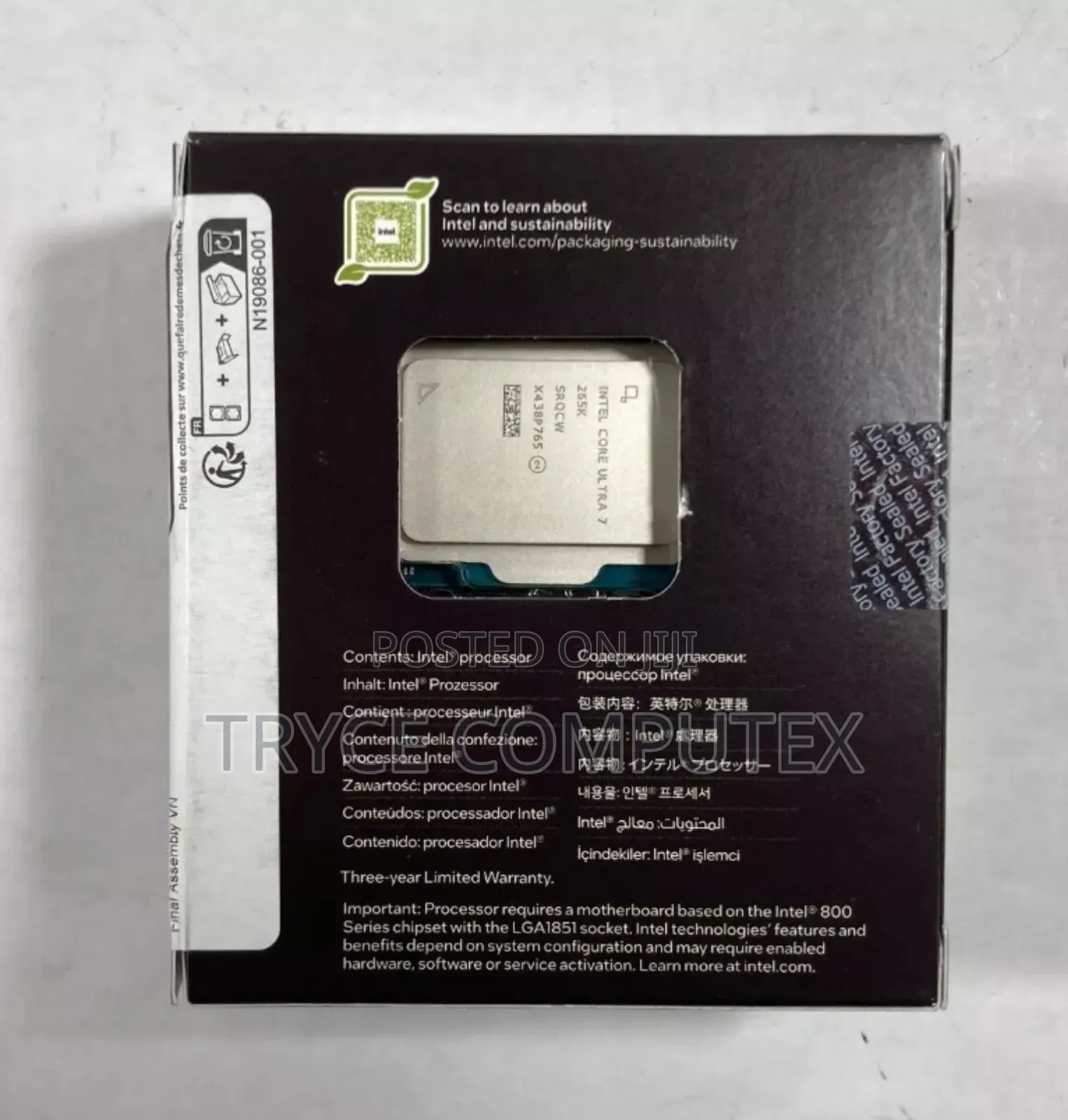 Intel Core Ultra 7 -20-Core (8p+12e) Cpu Processor