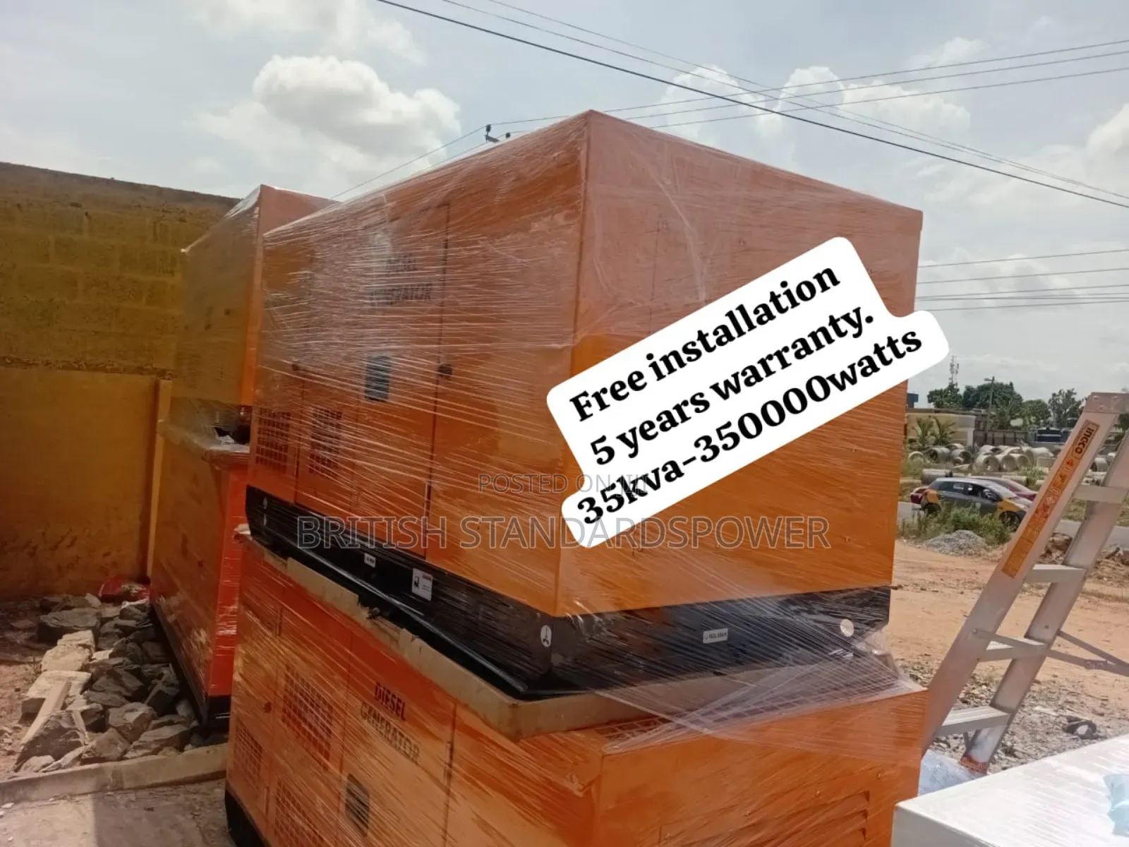 Faultless 35kva Diesel Generator for Large Businesses