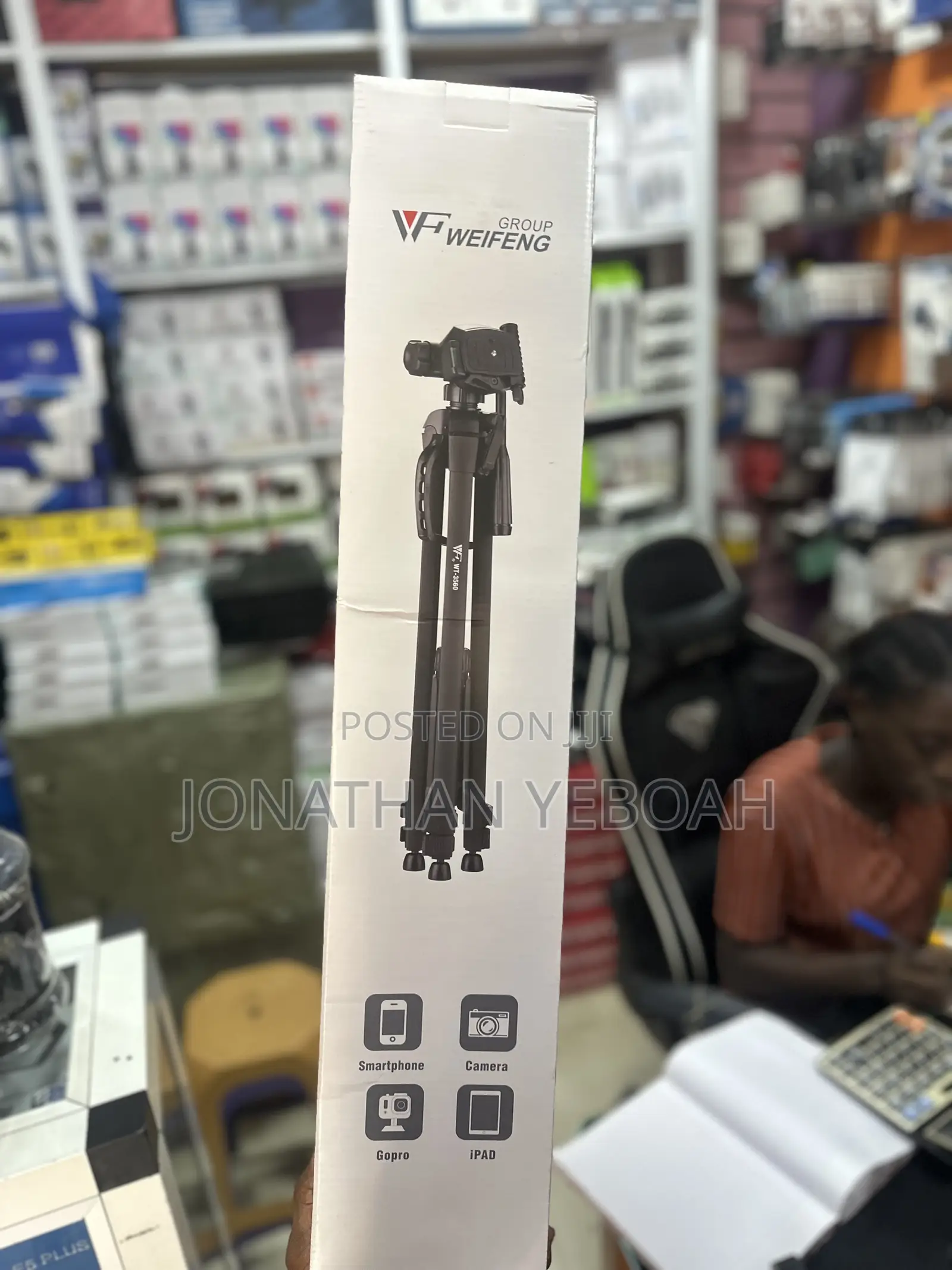 Heavy Duty Tripod Stand Wt 3560 For Phone And Camera