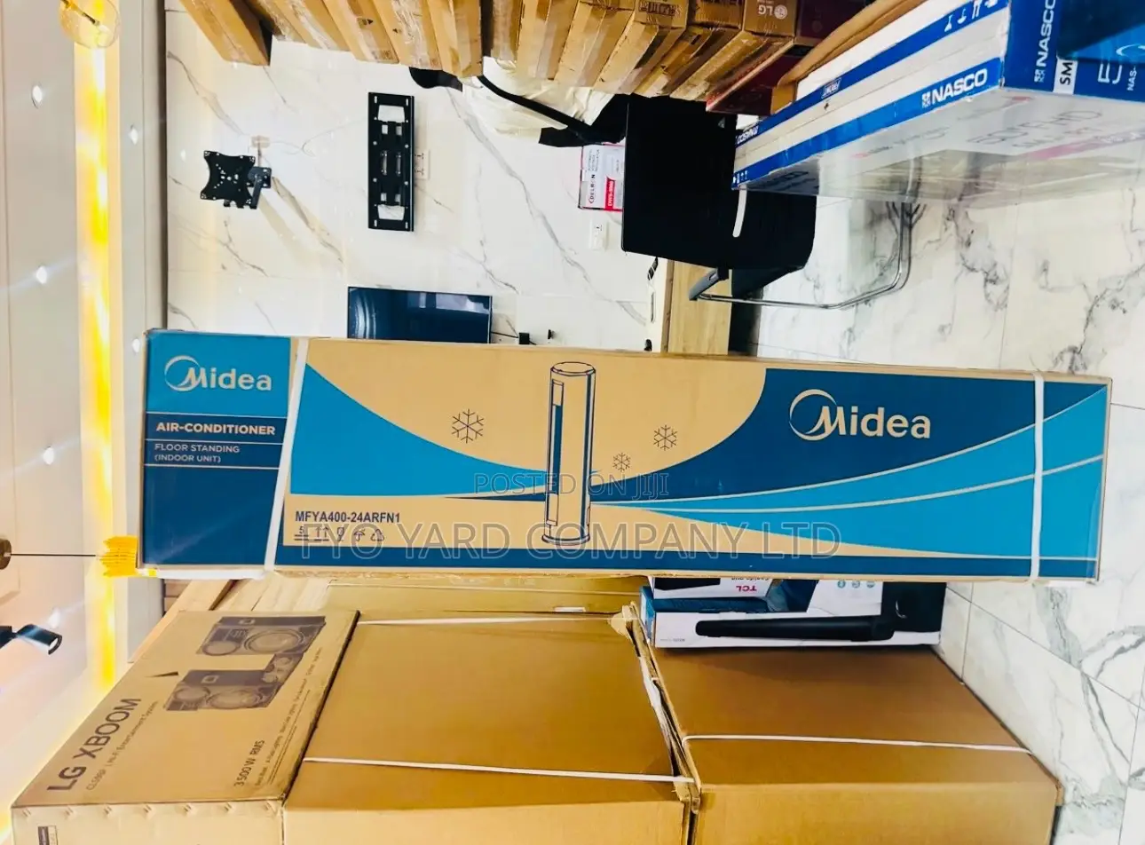 Consistent Cooling Performance Midea 2.5hp Standing Ac