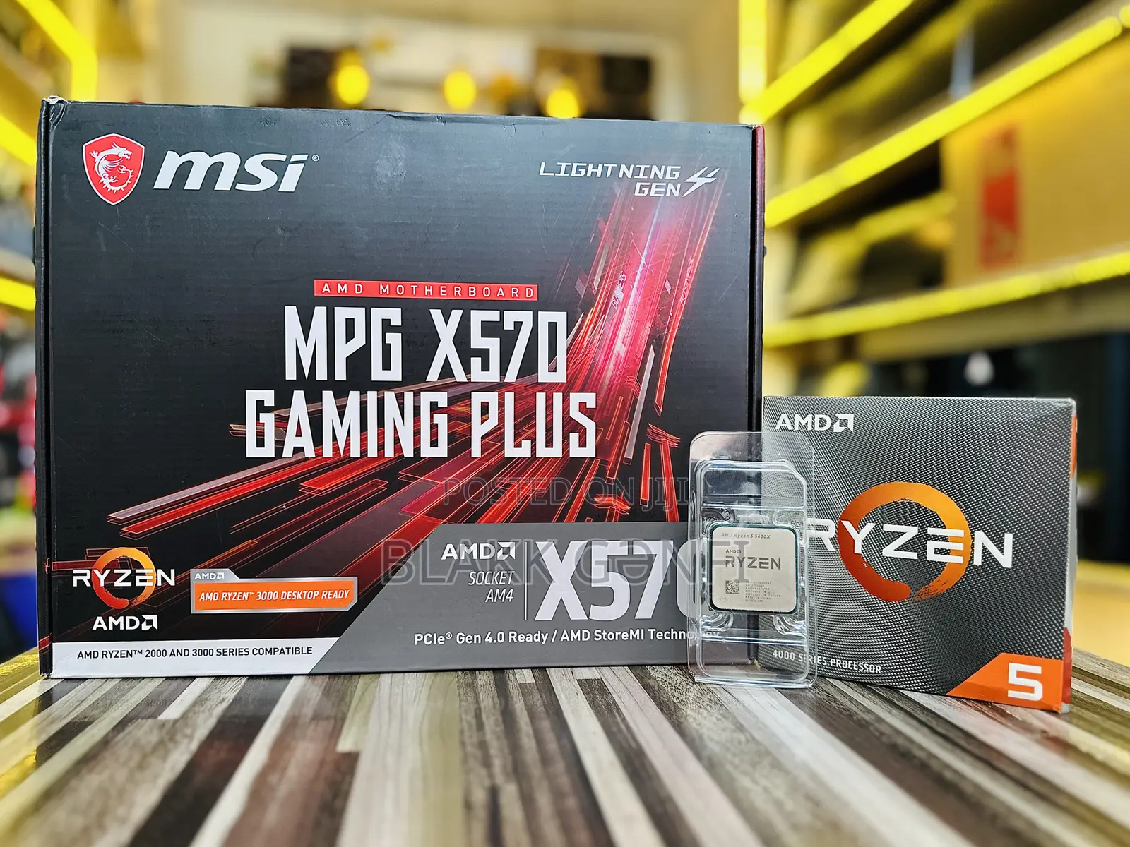 Ryzen 5 5600x Cpu + Msi X570 Rgb Motherboard