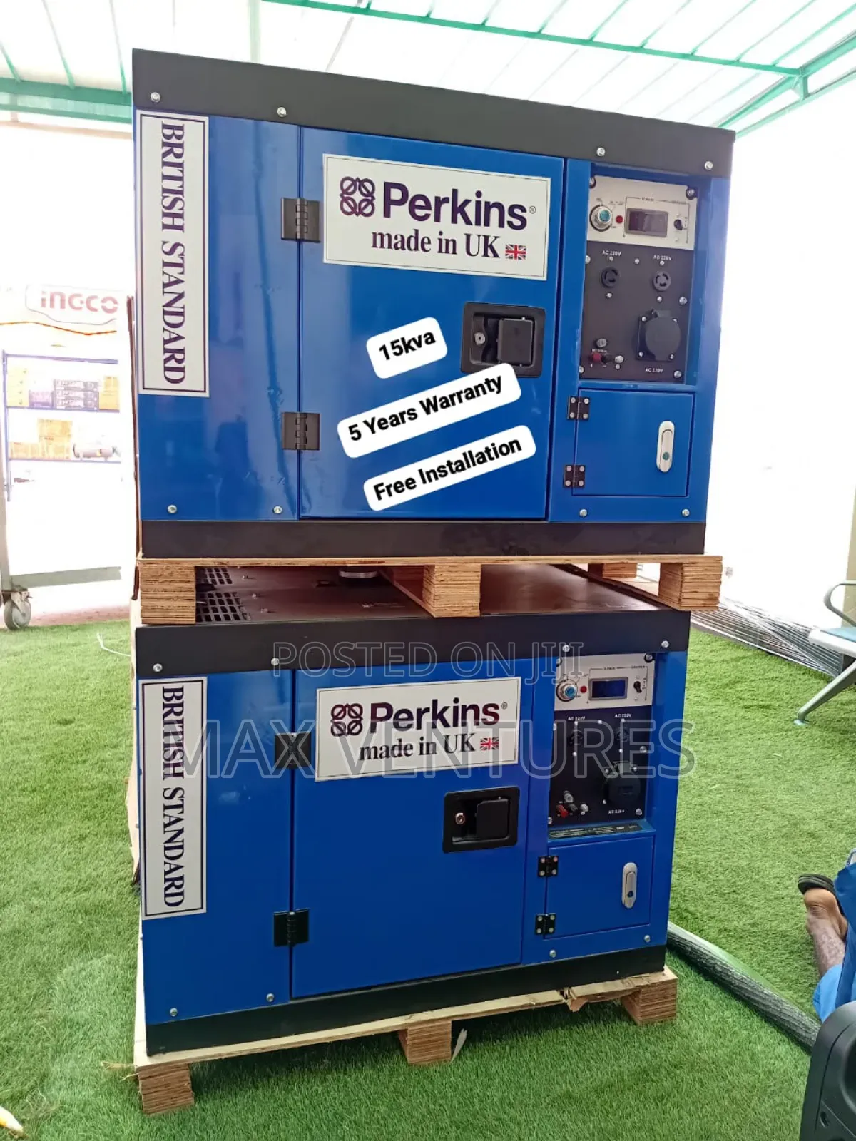 Perkins 15kva Diesel Blue Shine Bright With Our Generators