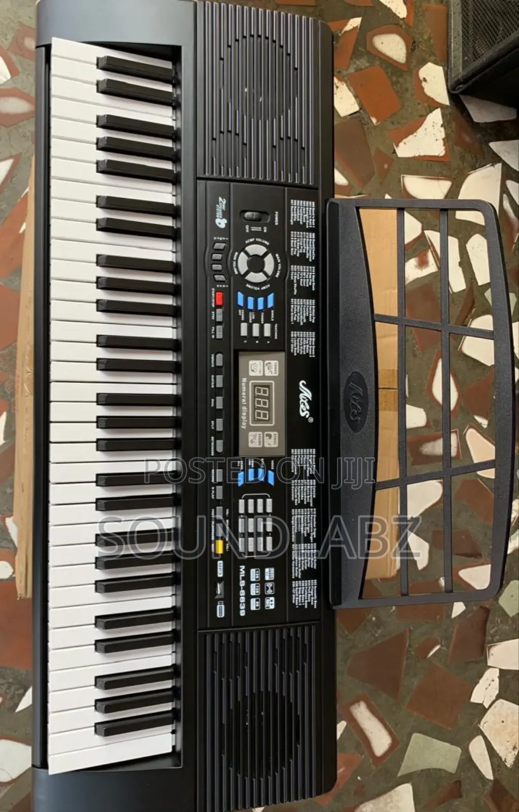 Miles Mls-6639 61-key Electronic Teaching Keyboard